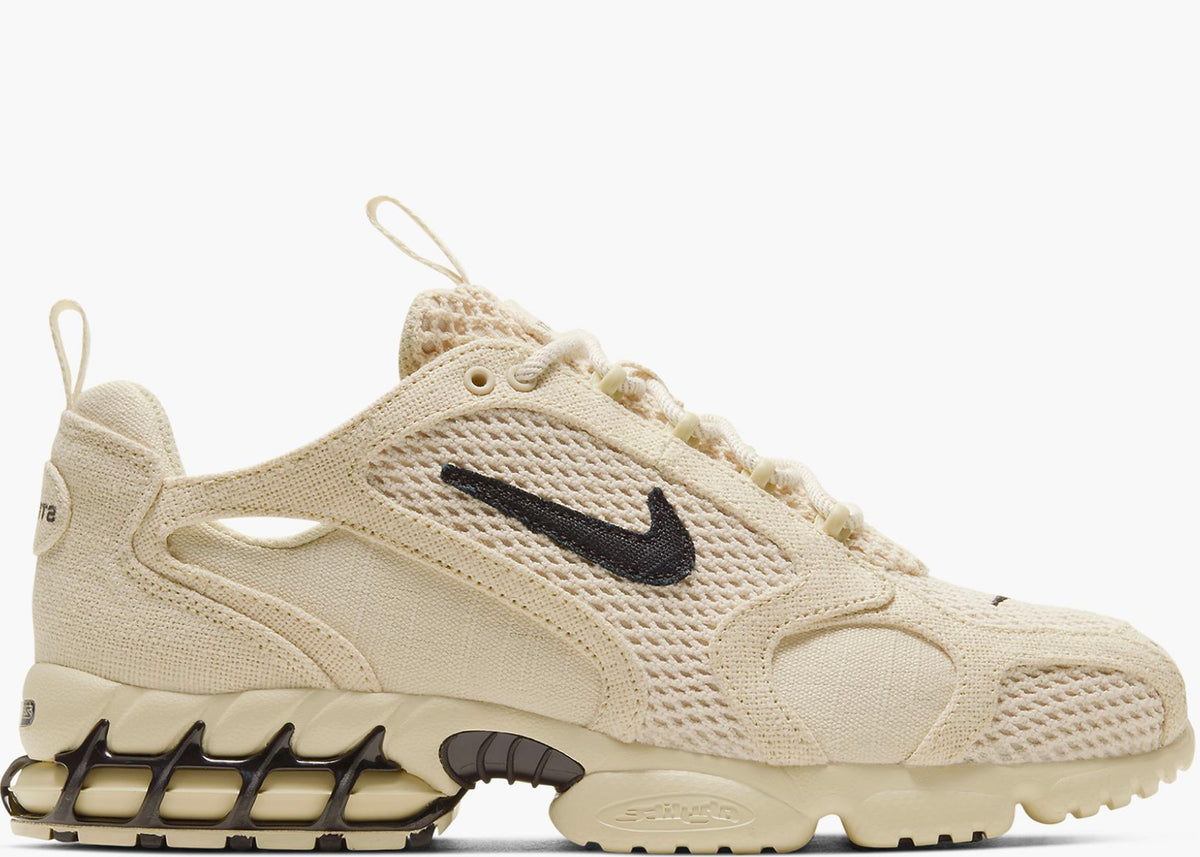 Nike Air Zoom Spiridon Cage 2 Stussy Fossil CQ5486-200 Hype Clothinga Limited Edition