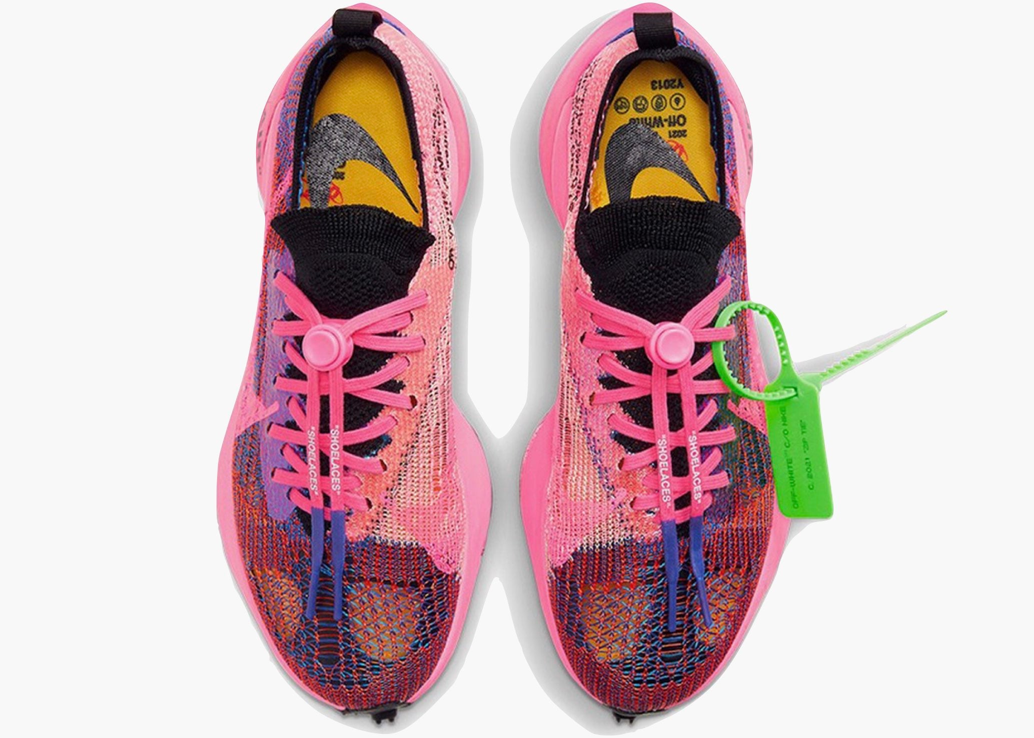 Nike Air Zoom Tempo NEXT% Off-White Racer Blue Pink Glow