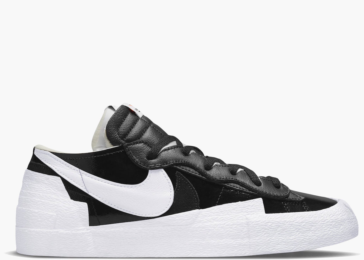 Nike Blazer Low Sacai Black Patent Leather Hype Clothinga Limited Edition