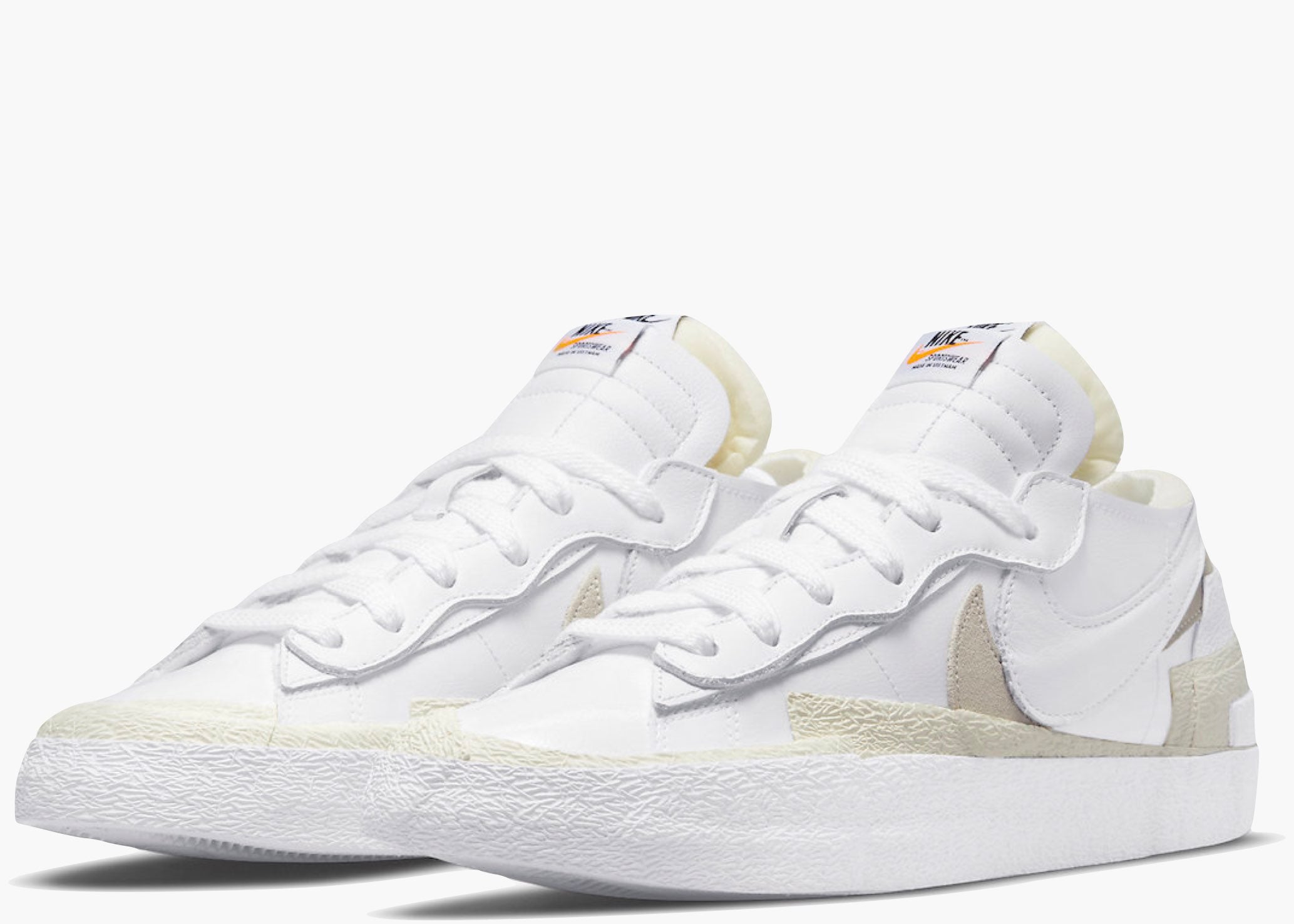 Nike Blazer Low Sacai White Patent Leather Hype Clothinga Limited Edition