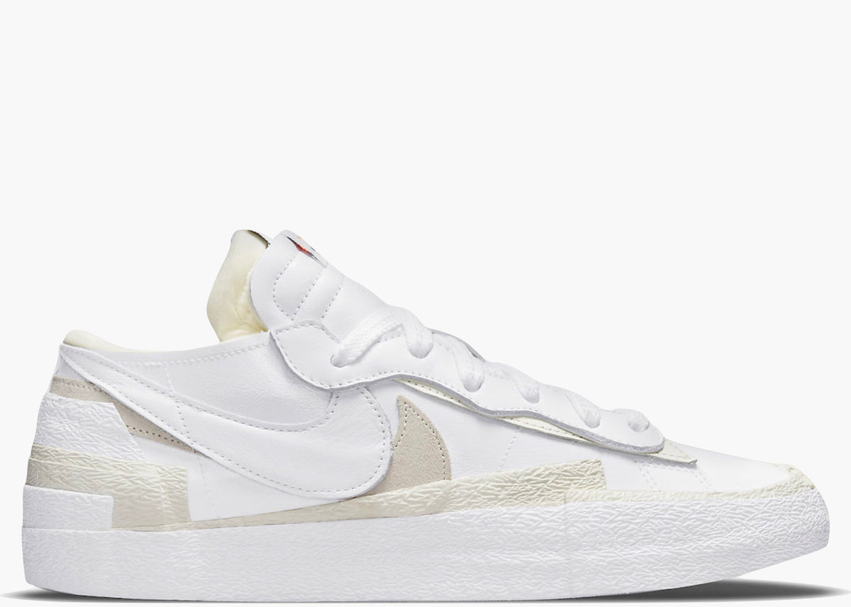 Nike Blazer Low Sacai White Patent Leather Hype Clothinga Limited Edition