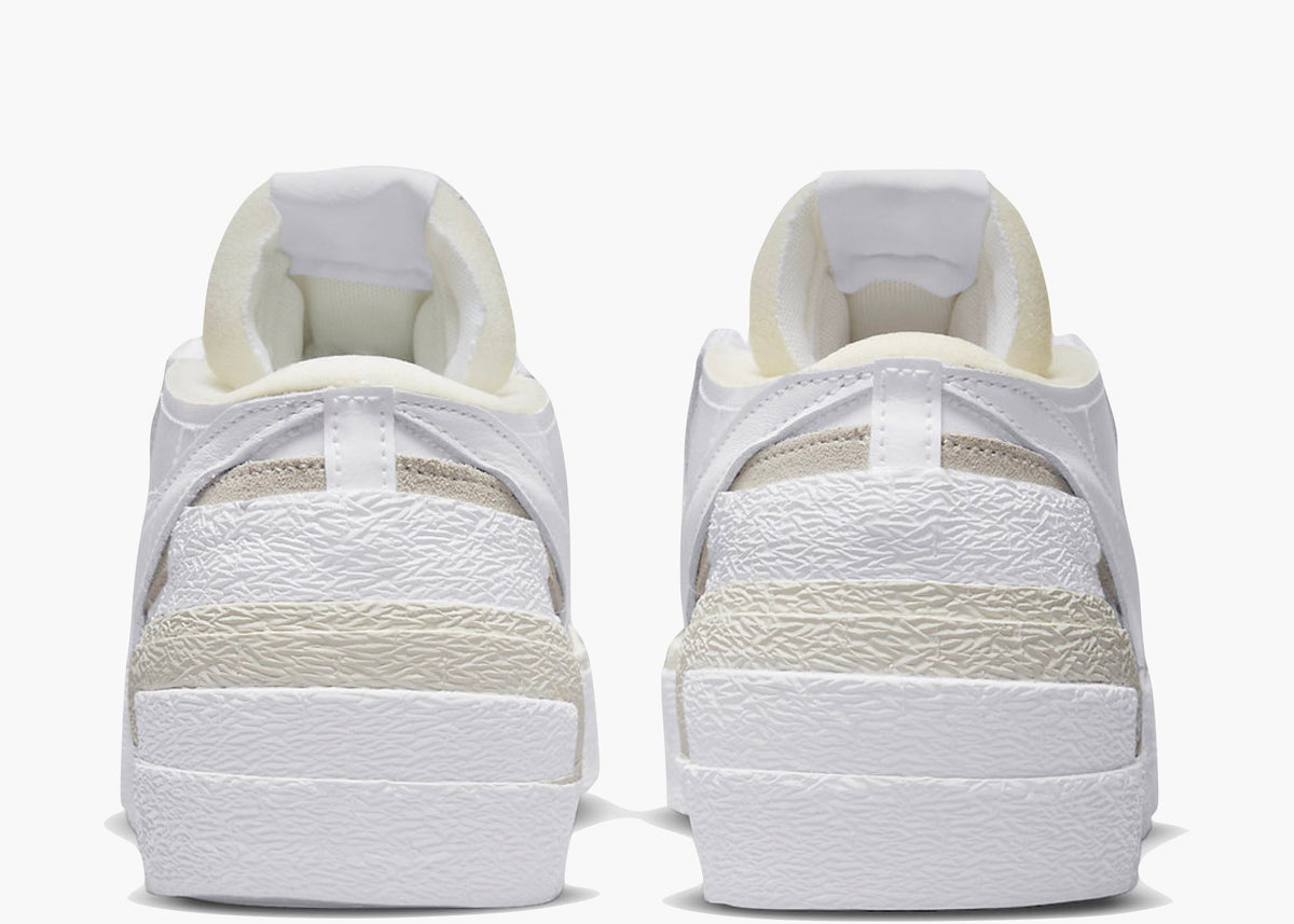Nike Blazer Low Sacai White Patent Leather Hype Clothinga Limited Edition