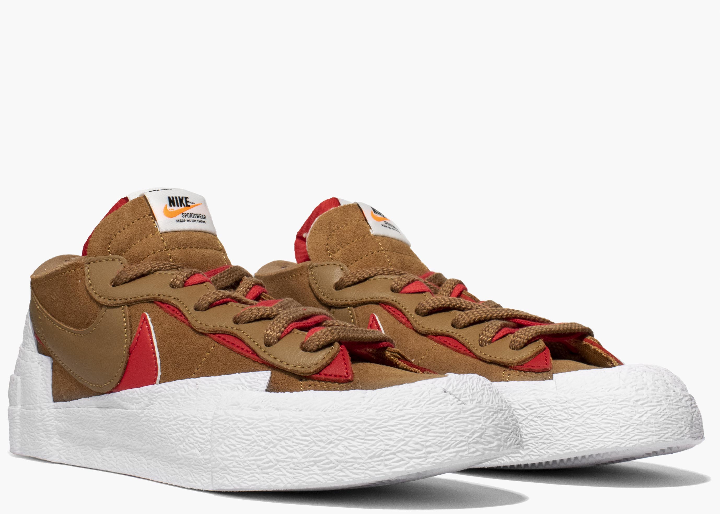 Nike Blazer Low sacai British Tan DD1877-200 Hype Clothinga Limited Edition