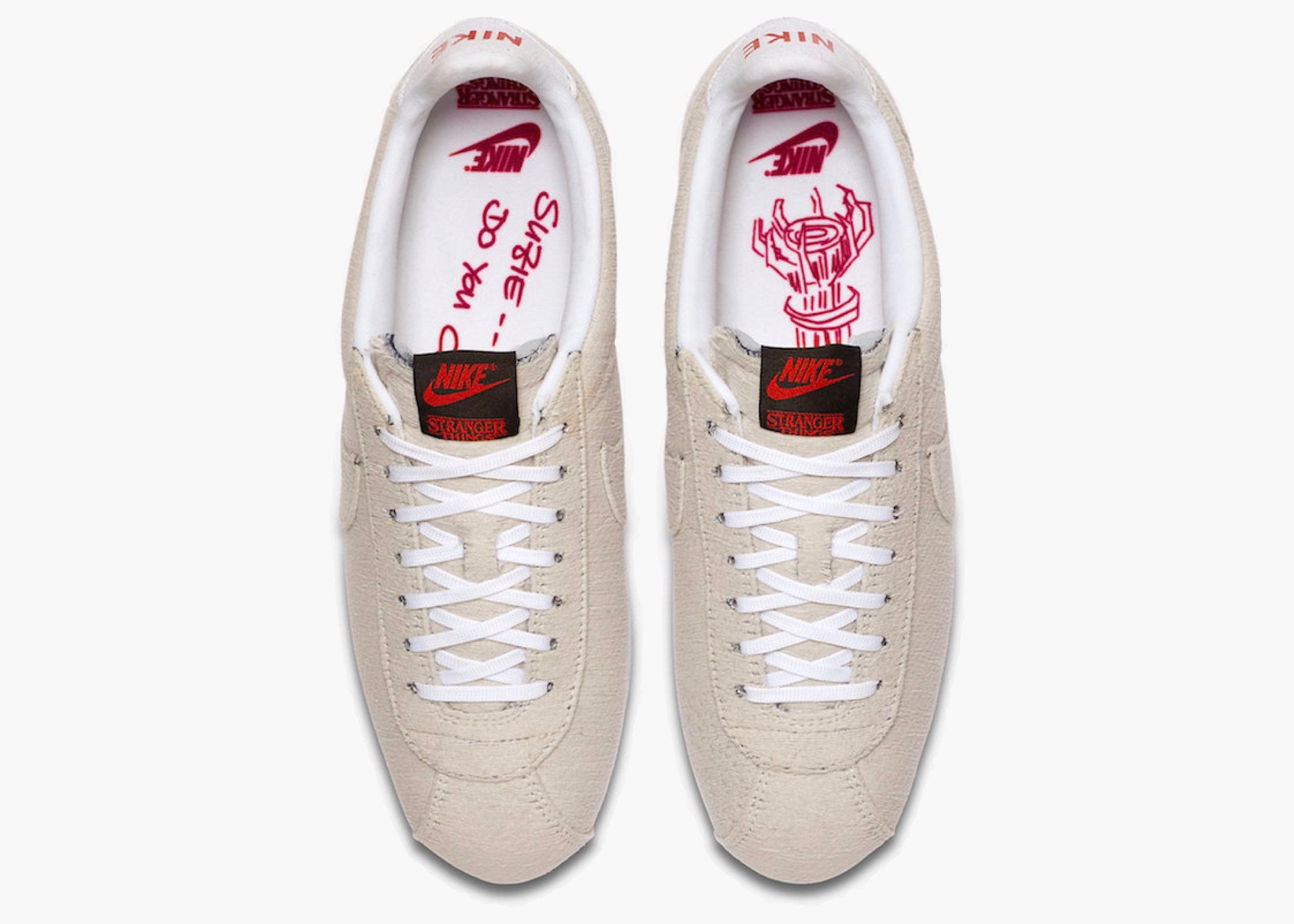 Nike Classic Cortez Stranger Things Sail Upside Down Pack CJ6107-100 Hype Clothinga Limited Edition