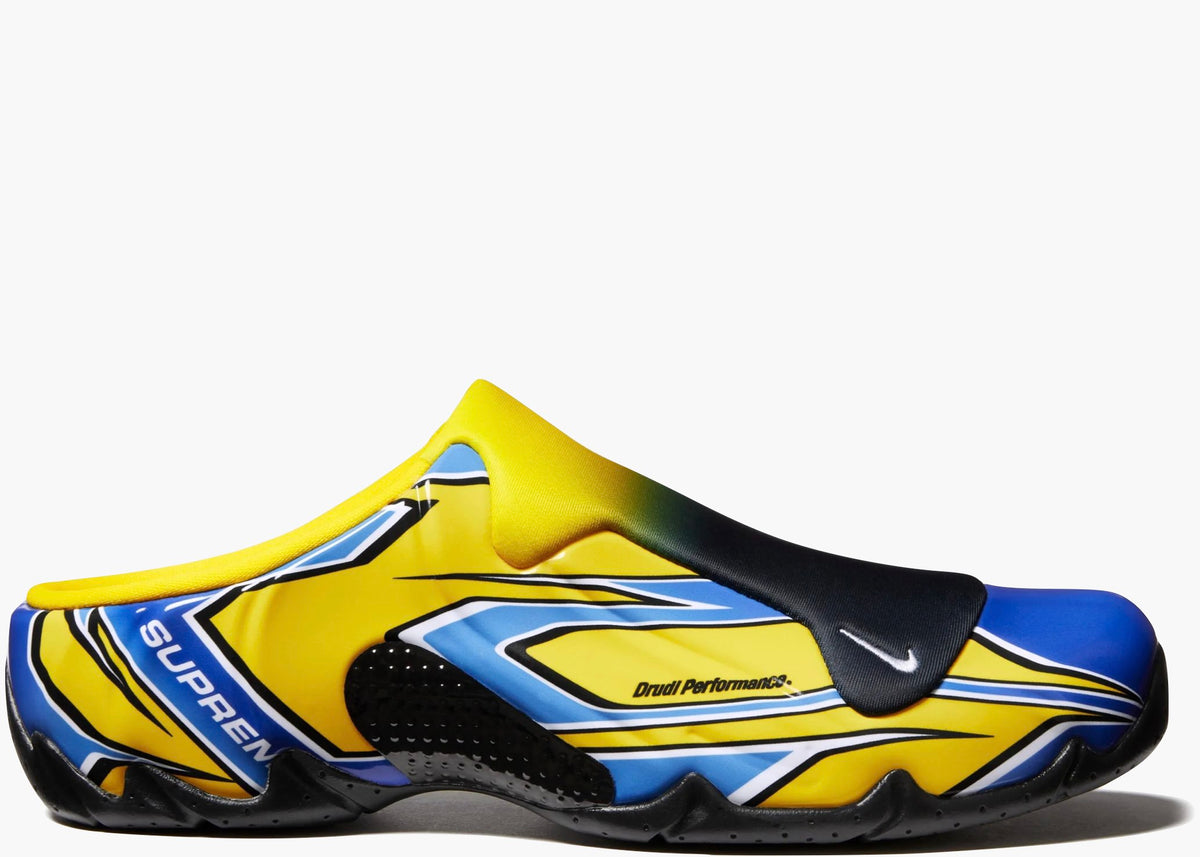 Nike Clogposite Supreme Opti Yellow Blue FN0289-700 Hype Clothinga Limited Edition