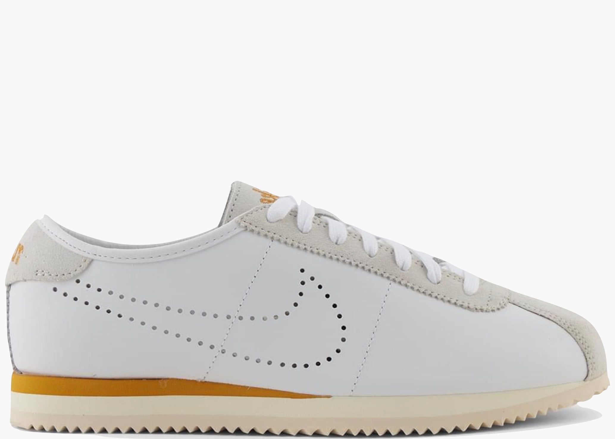 Nike Cortez White Bronze Perforated Swoosh (W) HQ1841-100 Hype Clothinga Limited Edition