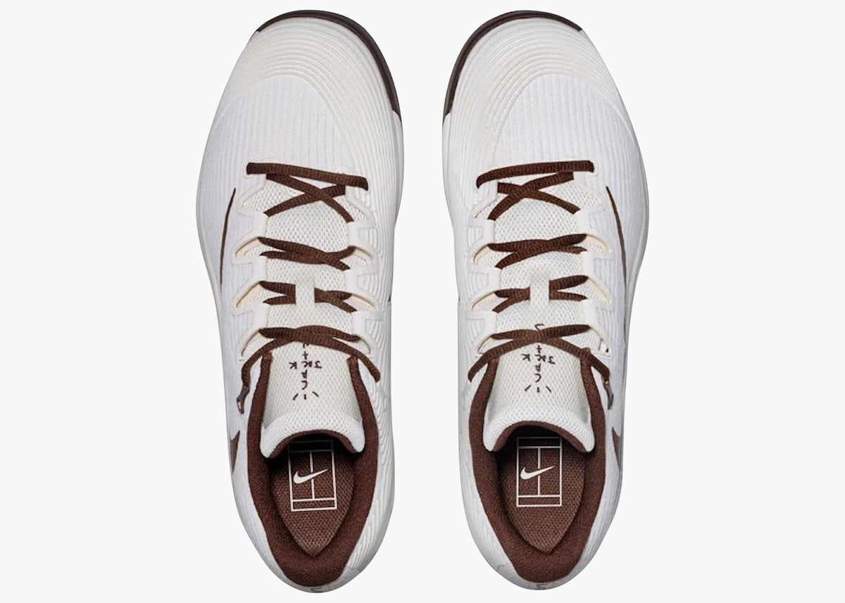 Nike Court Air Zoom Vapor 12 HC Travis Scott Pale Ivory JJ2180-100 Hype Clothinga Limited Edition