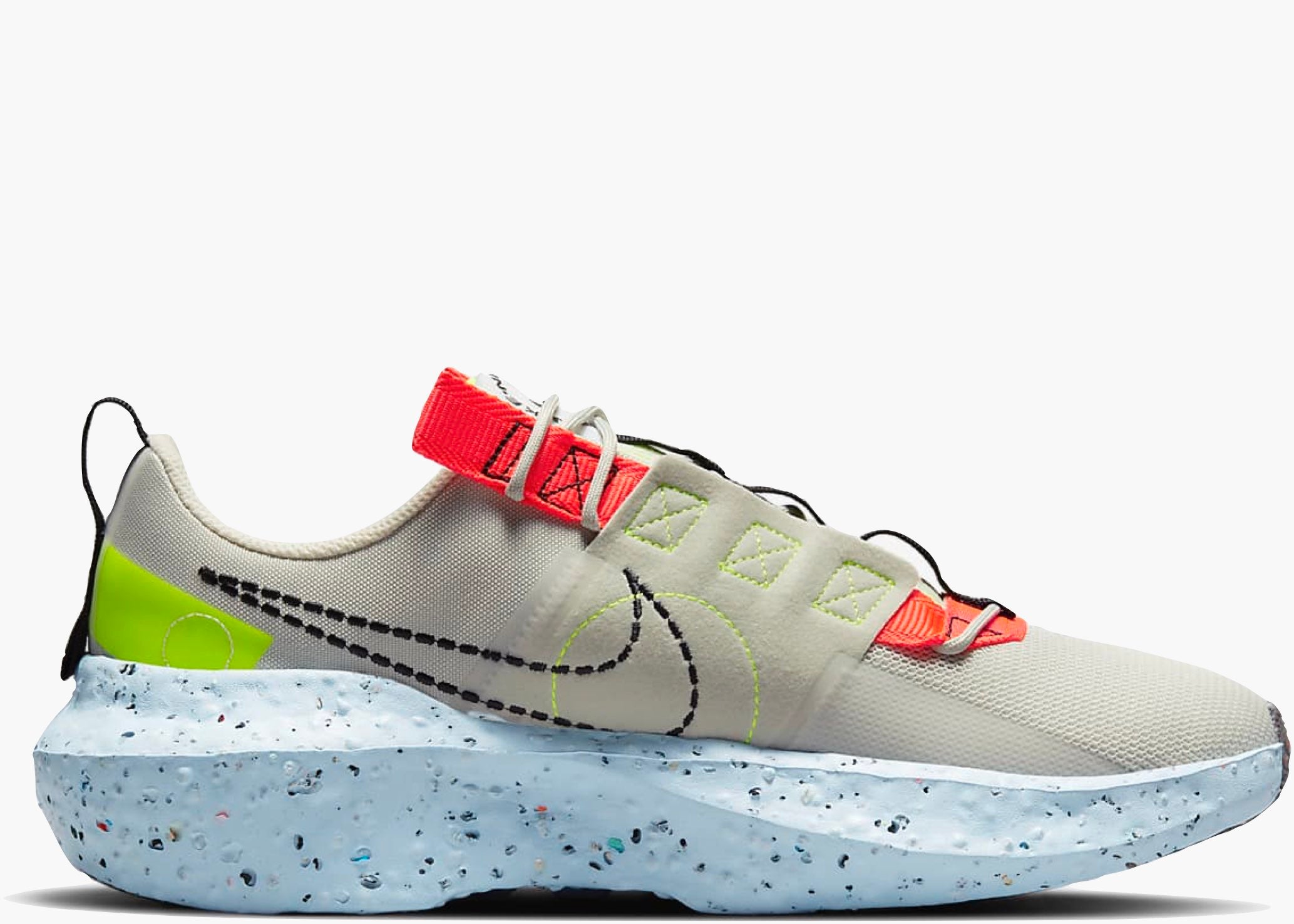 Nike Crater Impact Light Bone Crimson DB2477-010 Hype Clothinga