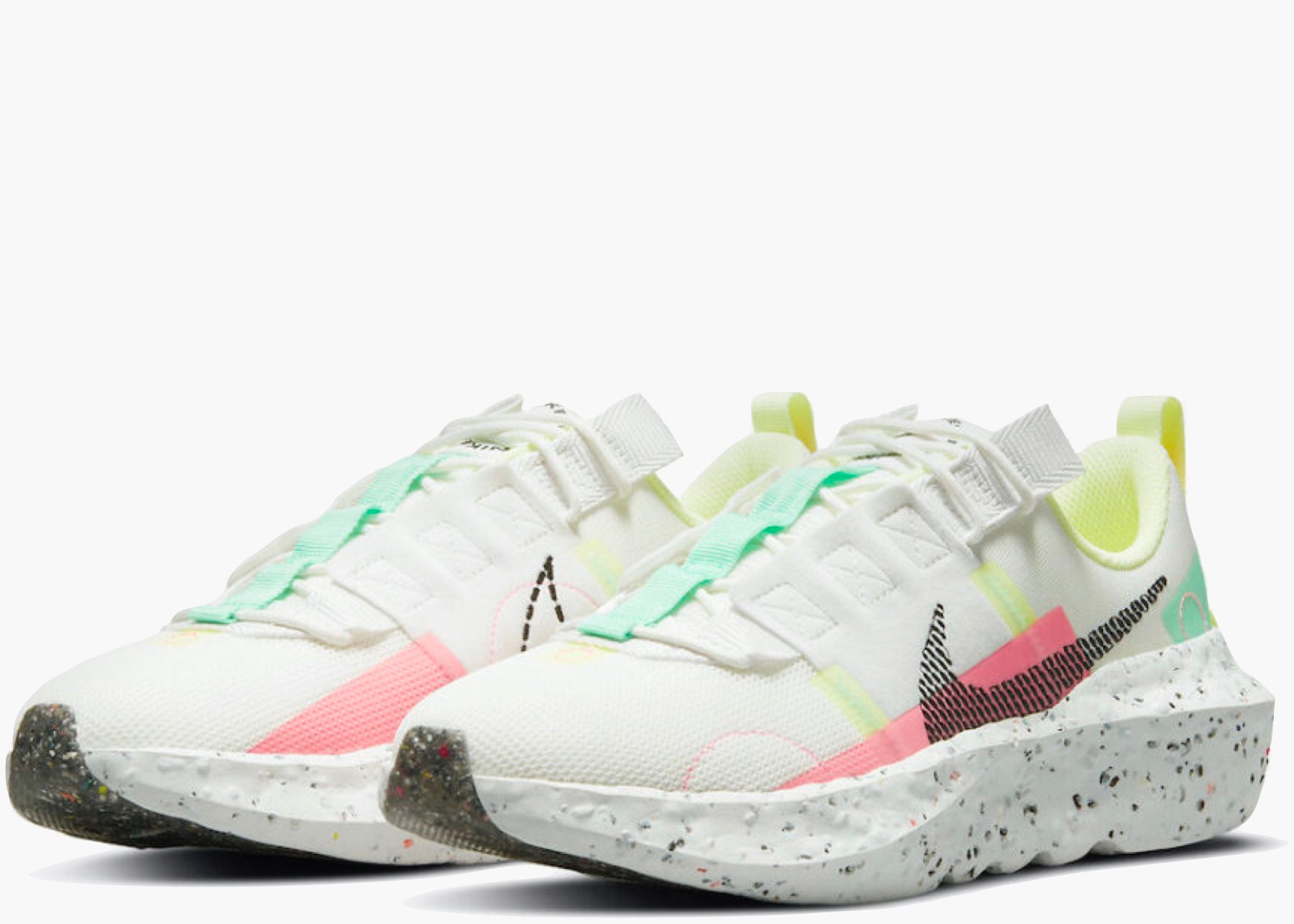 Nike Crater Impact Summit White Green Glow (W) CW2386-101 Hype Clothinga