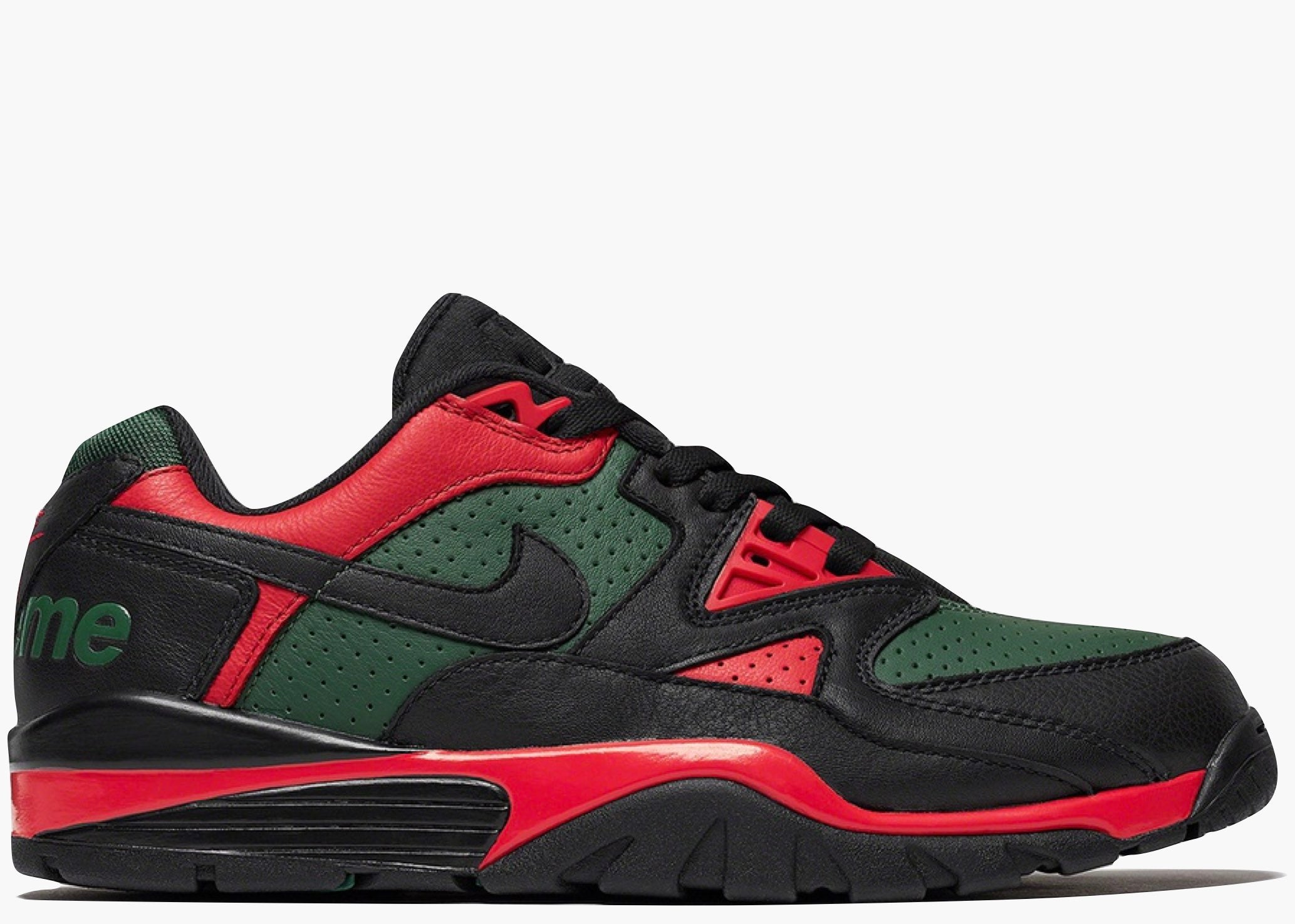 Nike Cross Trainer Low Supreme Black Green Red Hype Clothinga Limited Edition