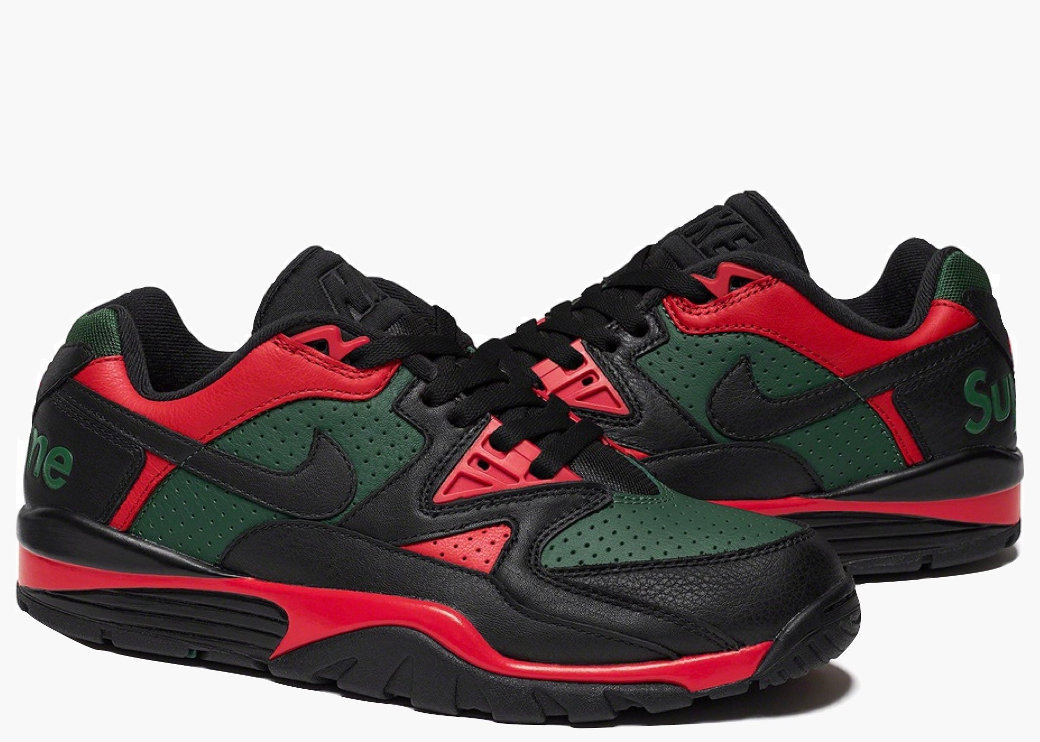 Nike Cross Trainer Low Supreme Black Green Red Hype Clothinga Limited Edition