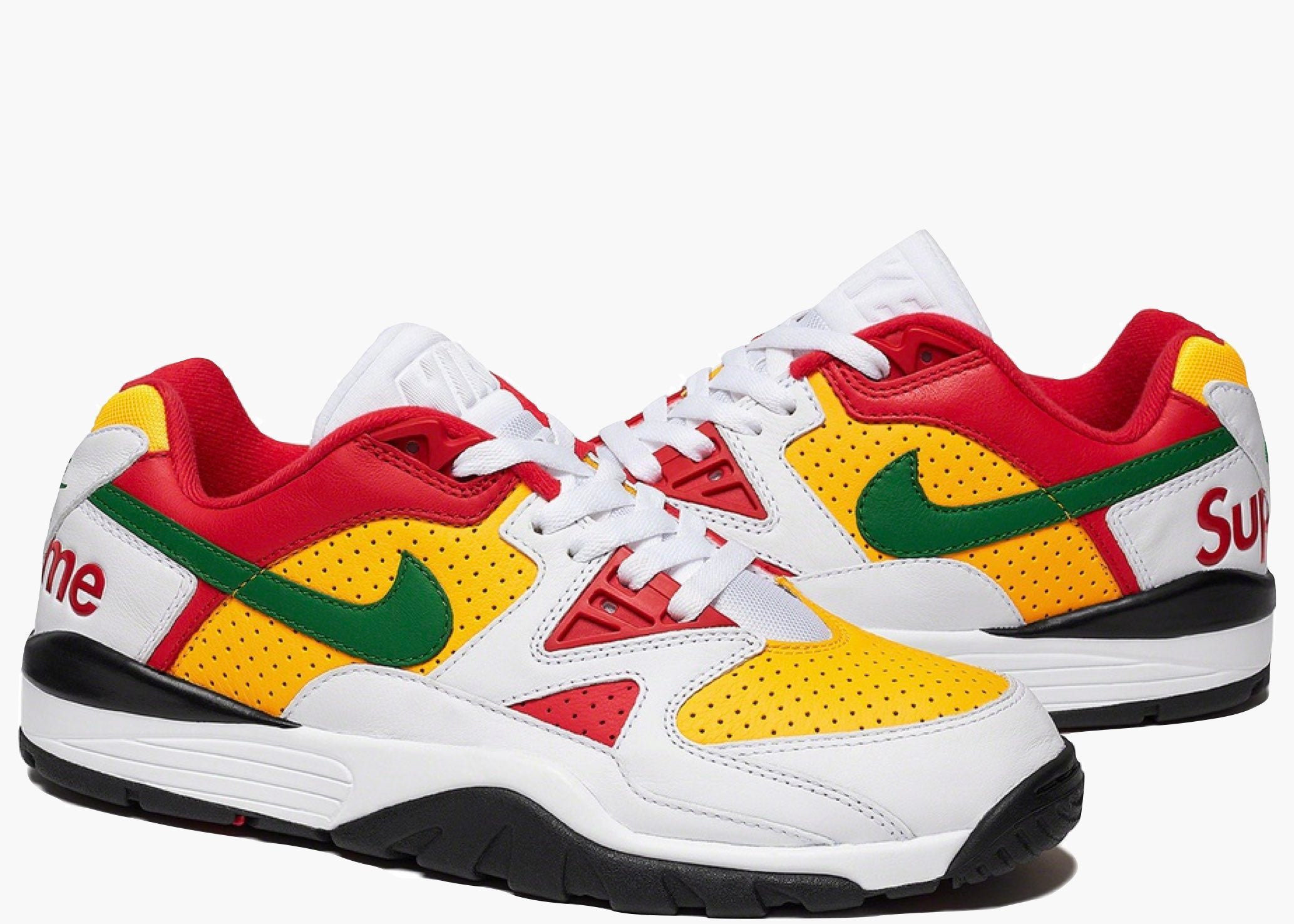 Nike Cross Trainer Low Supreme White Yellow Red Hype Clothinga Limited Edition