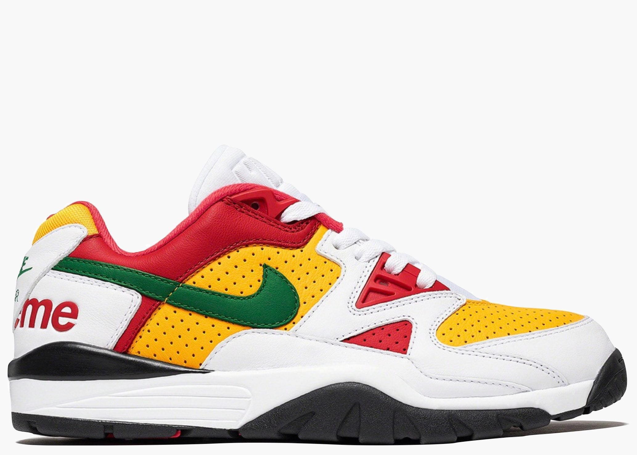 Nike Cross Trainer Low Supreme White Yellow Red Hype Clothinga Limited Edition