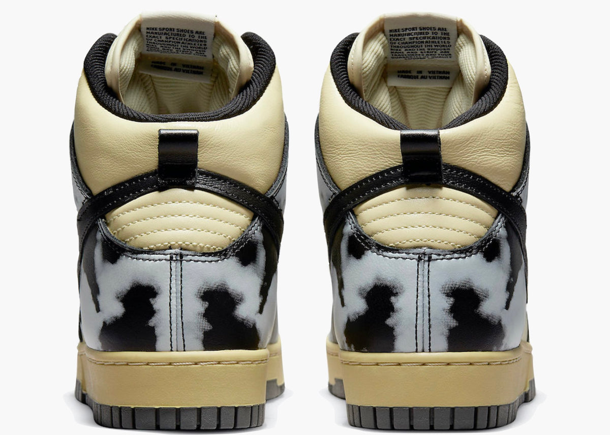 Nike Dunk High 1985 Acid Wash Cream Black