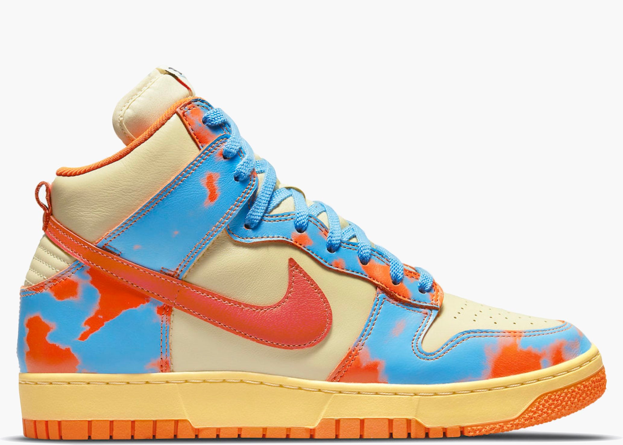 Nike Dunk High 1985 Orange Blue Acid Wash | Hype Clothinga