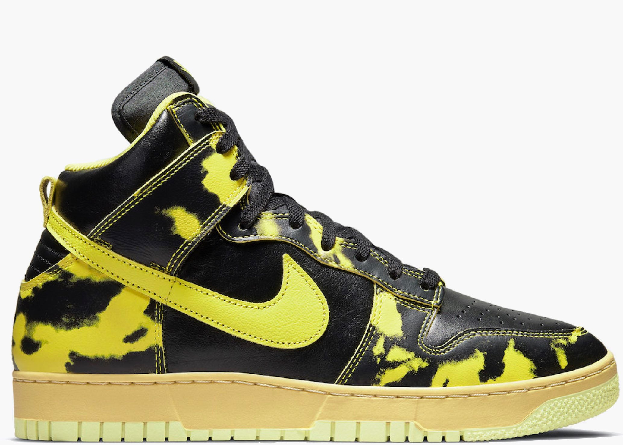 Nike Dunk High 1985 Yellow Acid Wash