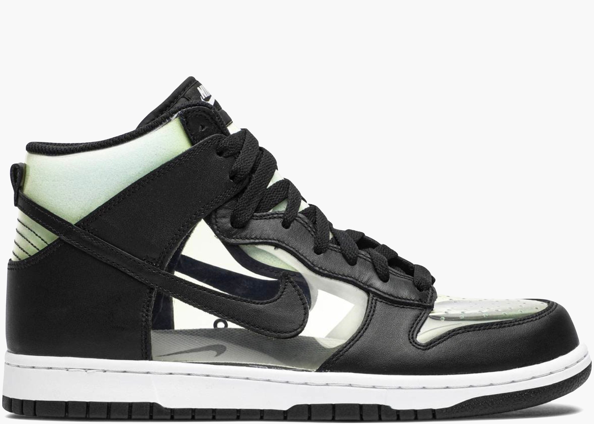 Nike Dunk High Comme Des Garcons Clear 917428-001 Hype Clothinga