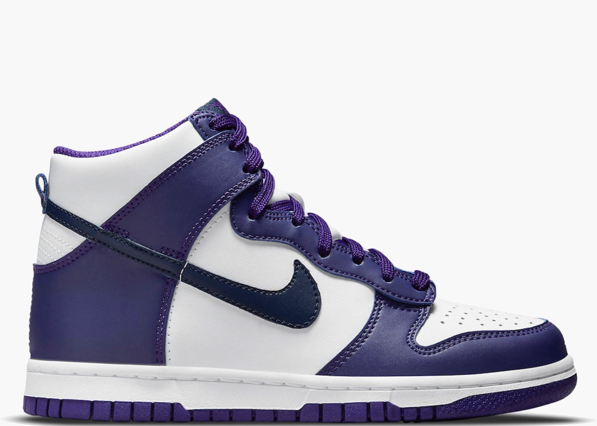 Nike Dunk High Electro Purple Midnght Navy (GS) Hype Clothinga Limited Edition