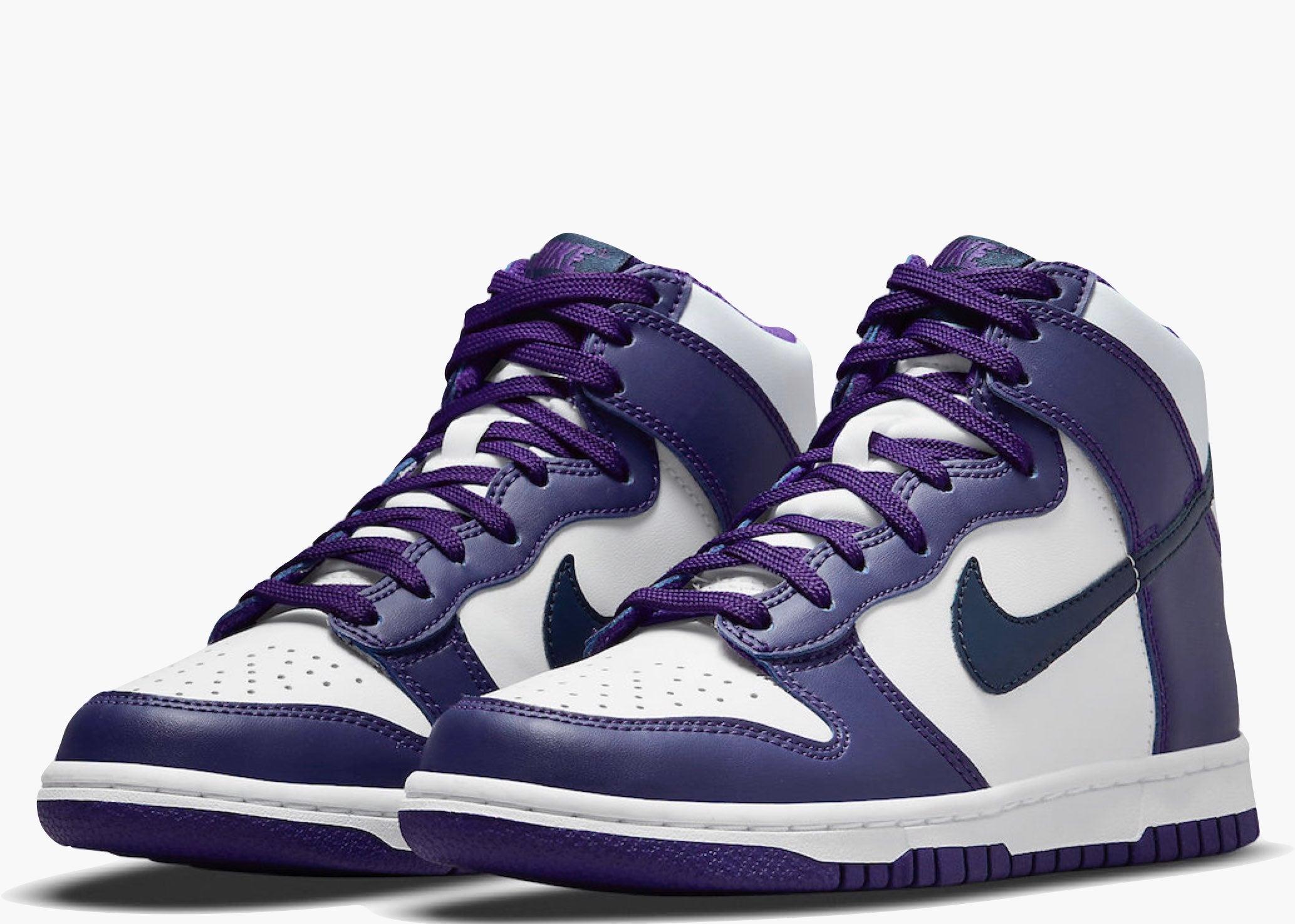 Nike Dunk High Electro Purple Midnght Navy (GS) Hype Clothinga Limited Edition