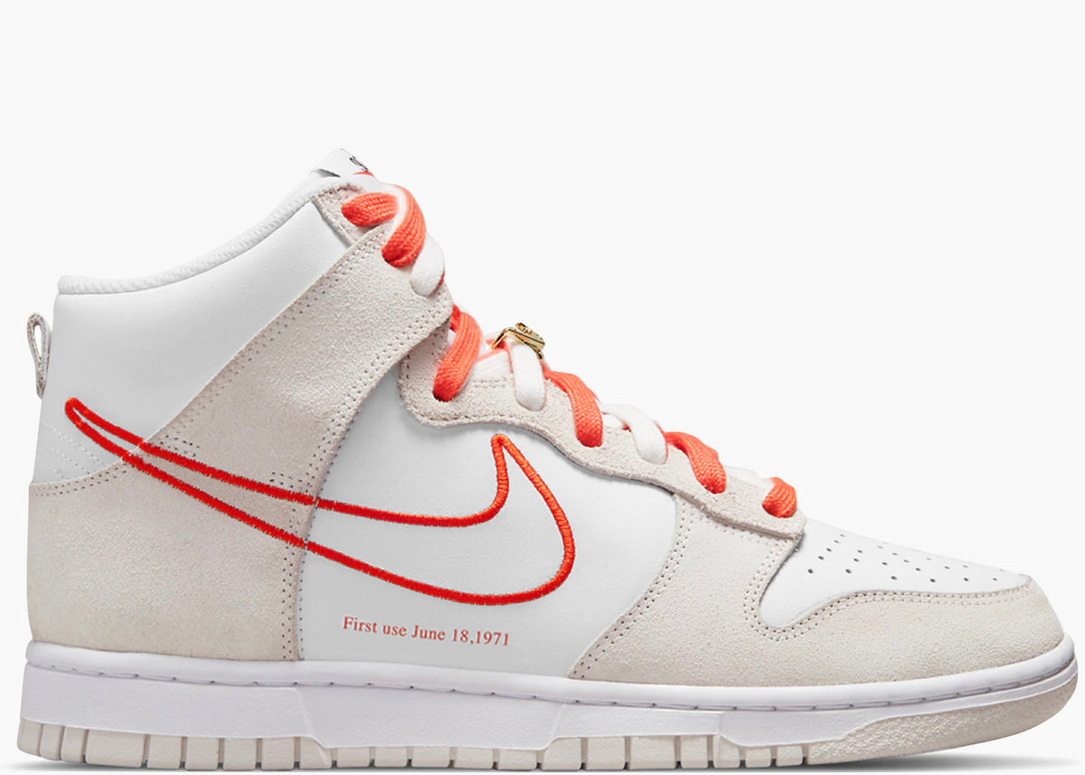 Nike Dunk High First Use White Sail Orange
