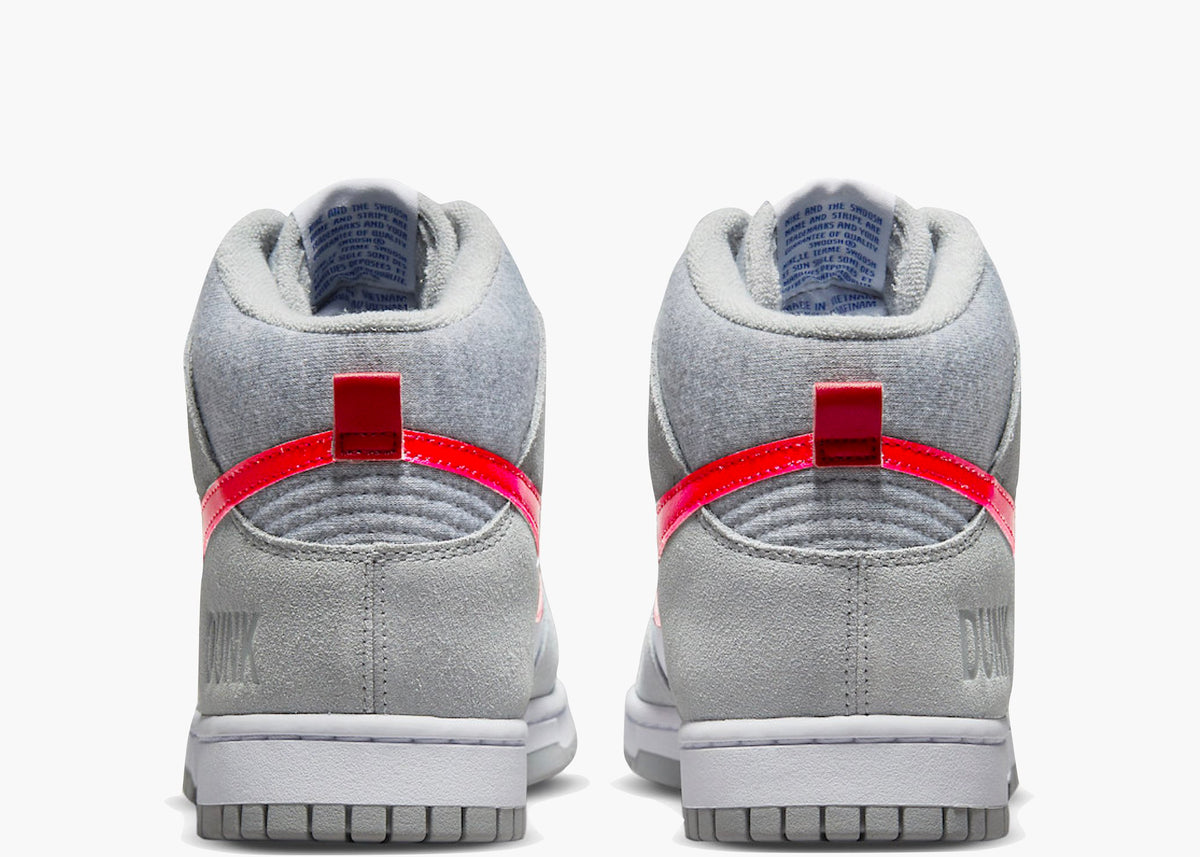 Nike Dunk High Light Smoke Grey Gym Red Hype Clothinga Limited Edition