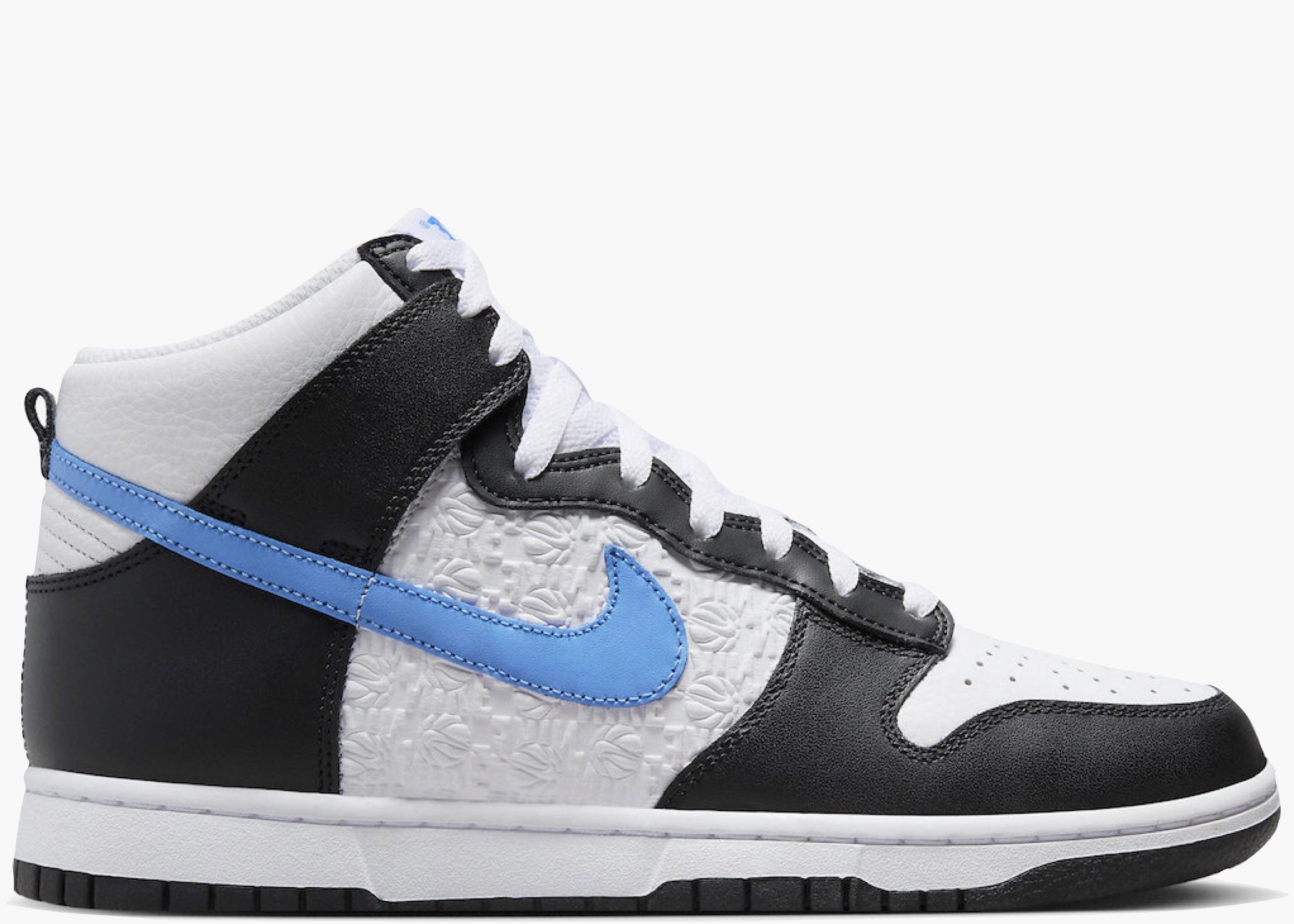 Nike Dunk High Retro FLC Black University Blue White  FJ4210-001 Hype Clothinga Limited Edition