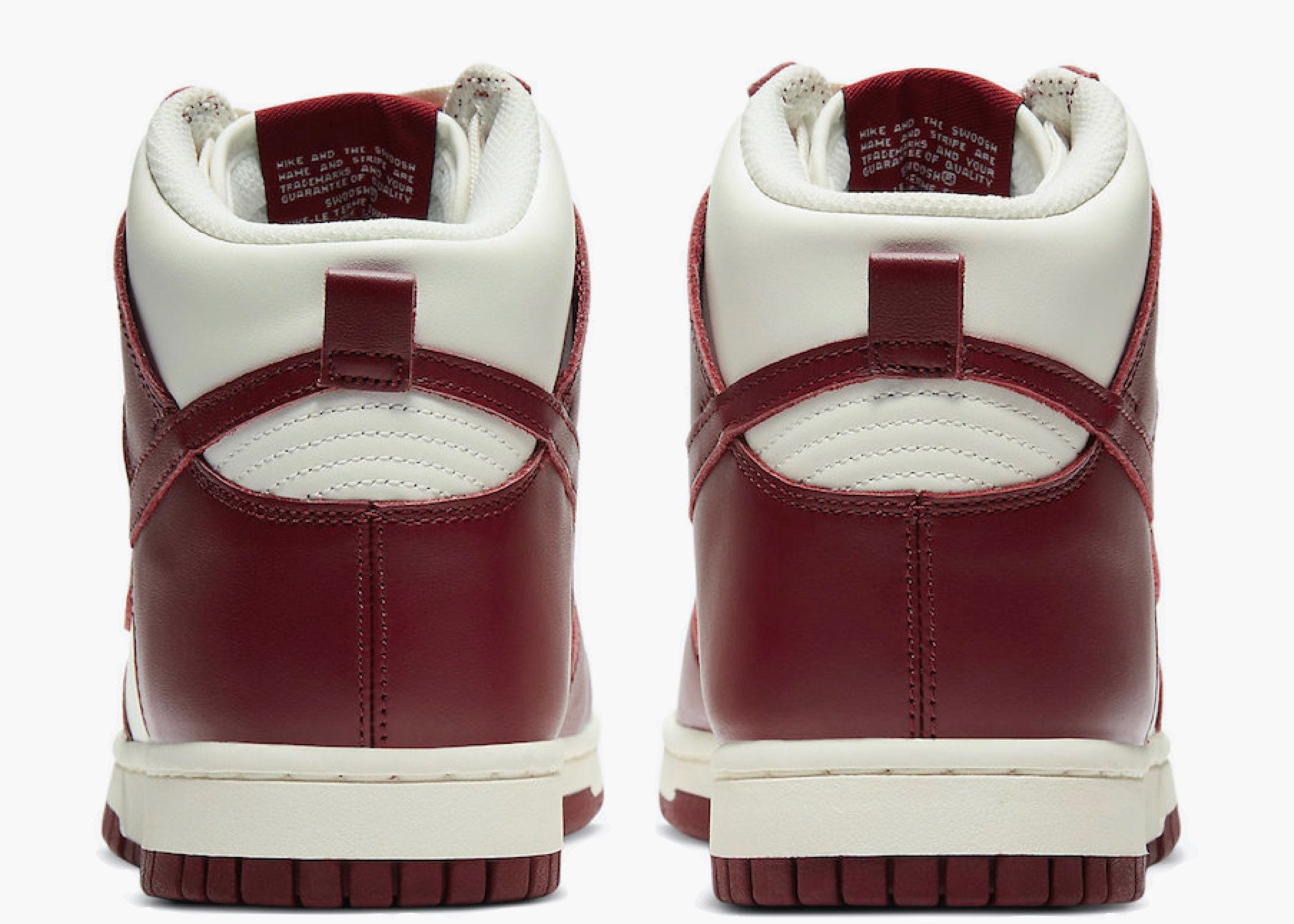 Nike Dunk High Sail Team Red (w)