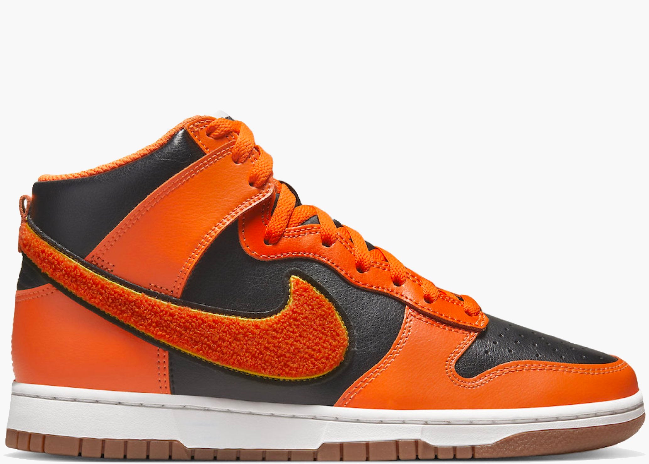 Nike Dunk High University Chenille Swoosh Safty Orange Hype Clothinga Limited Edition
