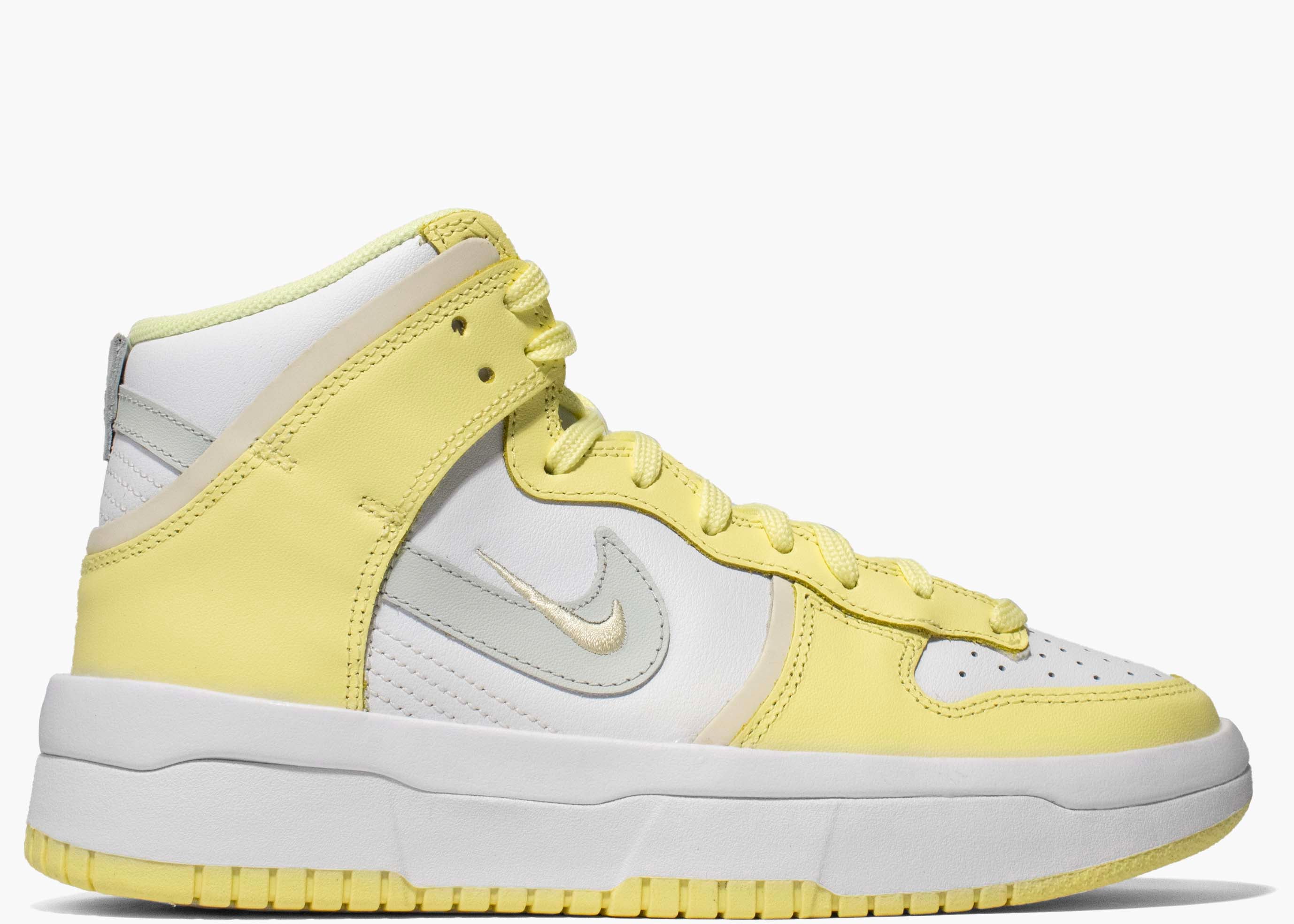 Nike Dunk High Up Light Lemon Yellow DH3718-105 Hype Clothinga Limited Edition