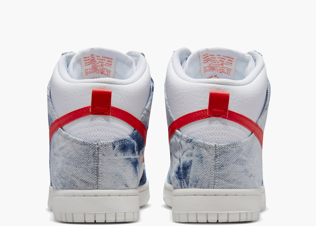 Nike Dunk High Washed Denim Pack (W) Hype clothinga Limited Edition
