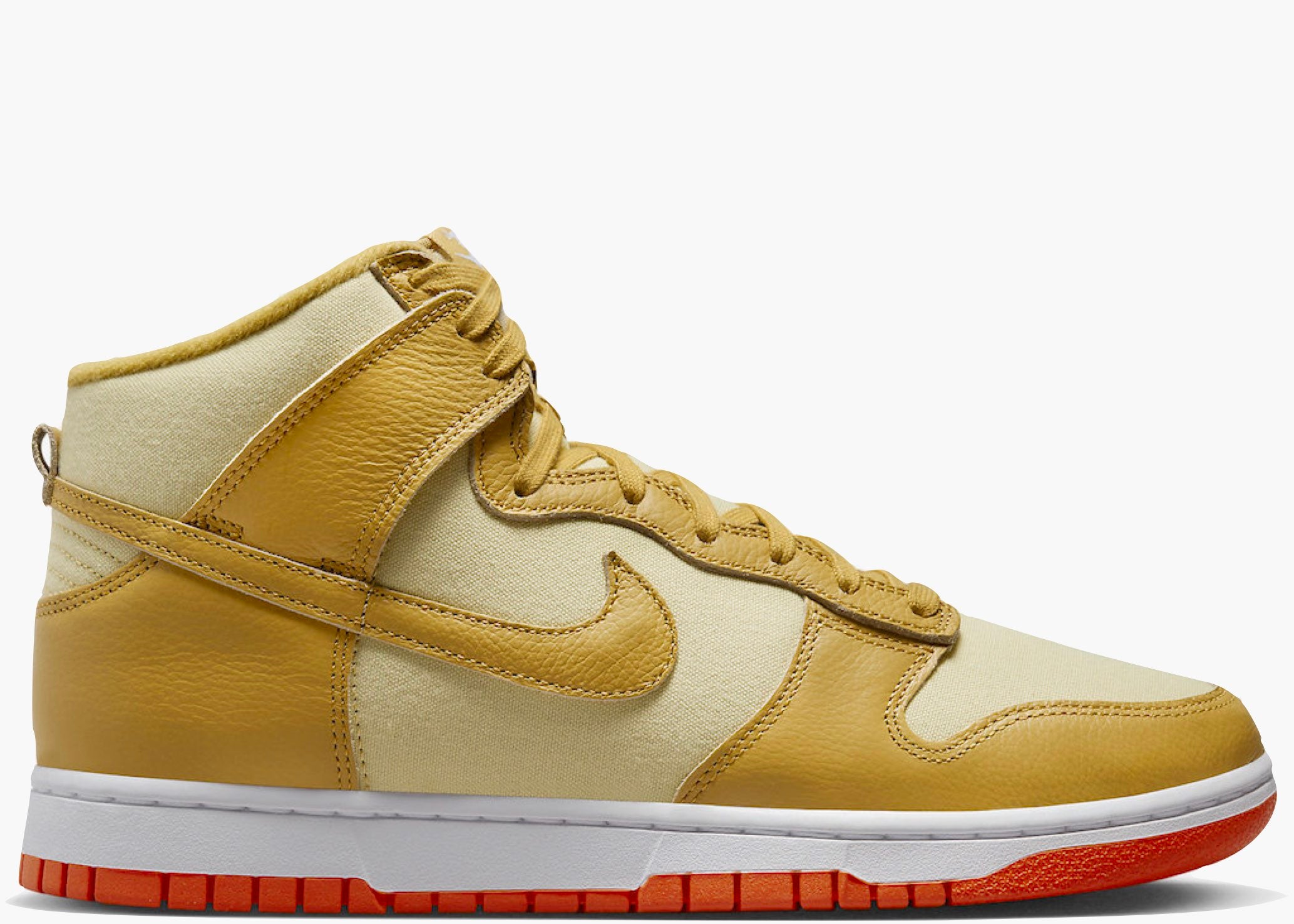 Nike Dunk High Wheat Gold Safety Orange DV7215-700 Hype Clothinga Limited Edition