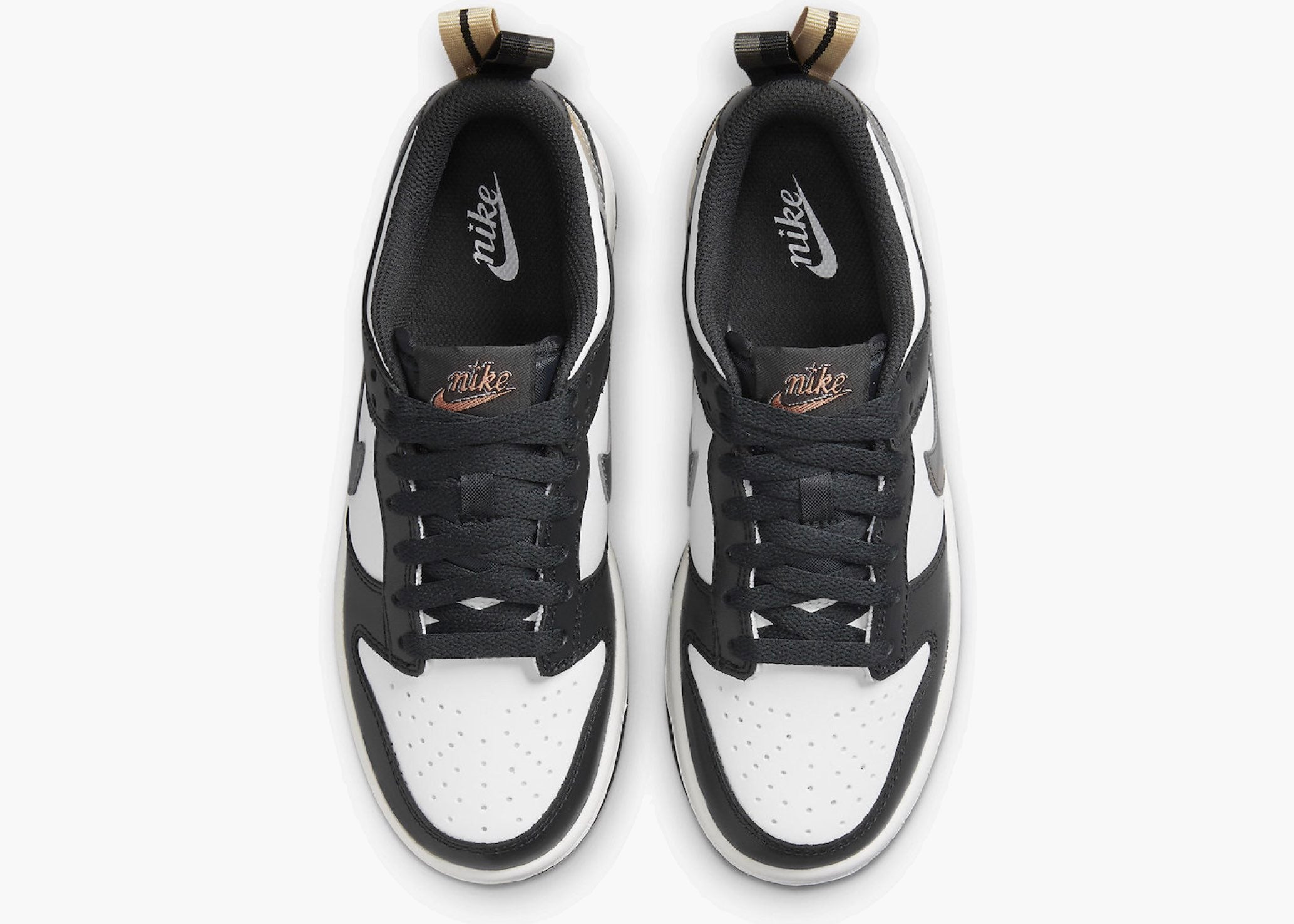 Nike Dunk Low Black White Metallic (GS) Hype clothinga Limited Edition