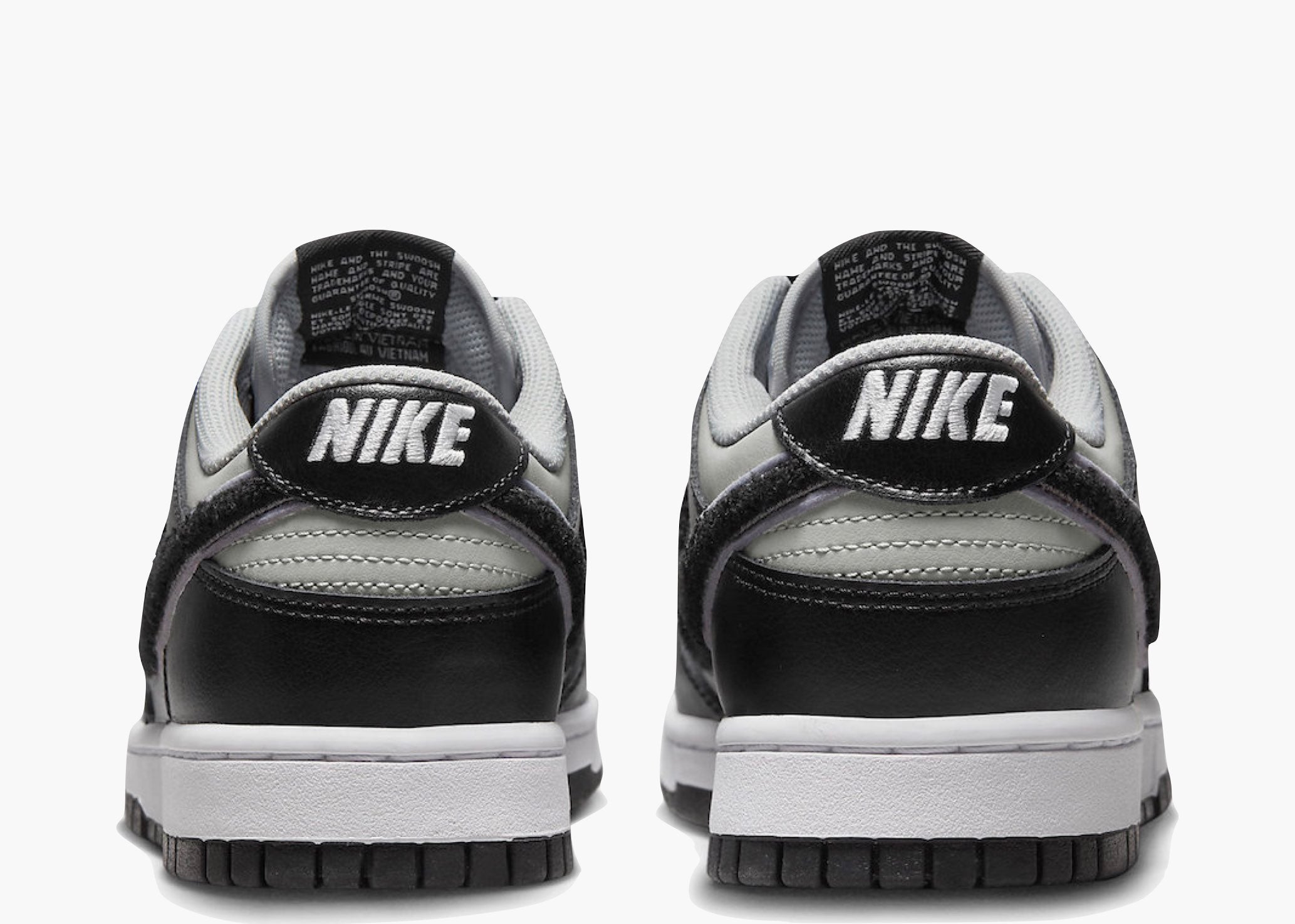 Nike Dunk Low Chenille Swoosh Black Grey DQ7683-001 Hype Clothinga Limited Edition