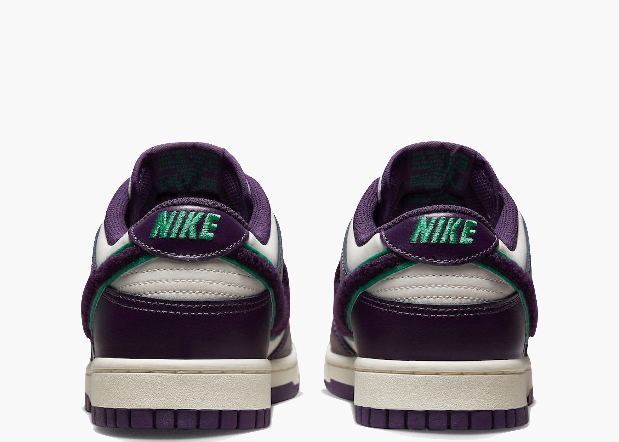 Nike Dunk Low Chenille Swoosh Sail Grand Purple Hype Clothinga Limited Edition
