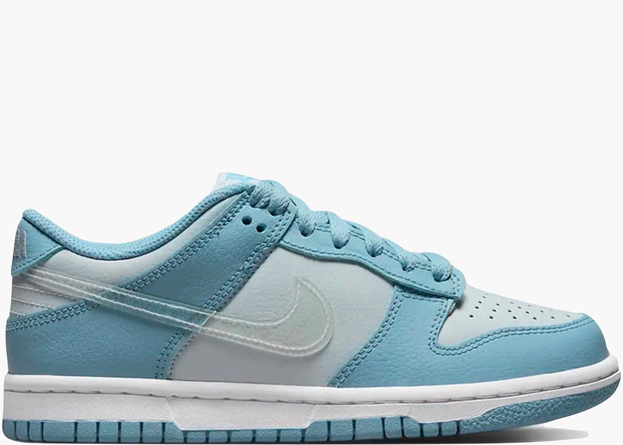 Nike Dunk Low Clear Blue Swoosh (GS) Hype Clothinga Limited Edition