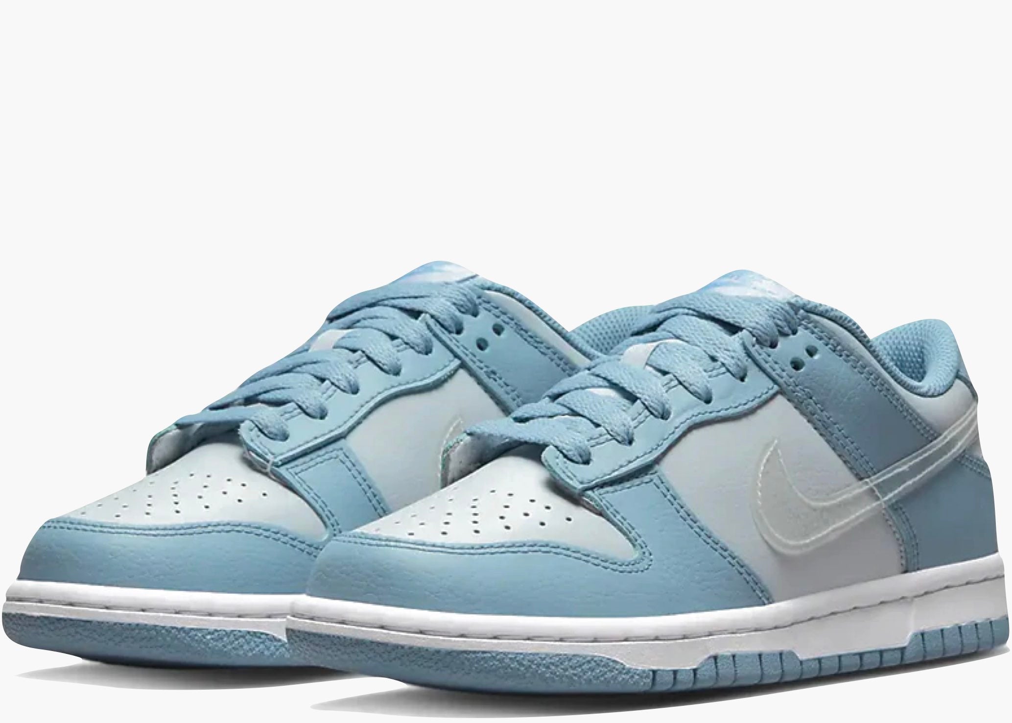 Nike Dunk Low Clear Blue Swoosh (GS) Hype Clothinga Limited Edition