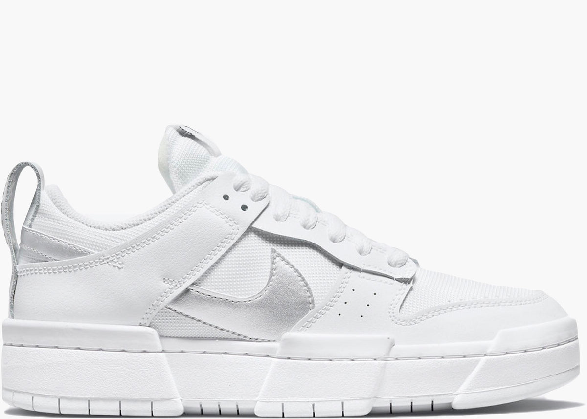 Nike Dunk Low Disrupt White Silver (W)
