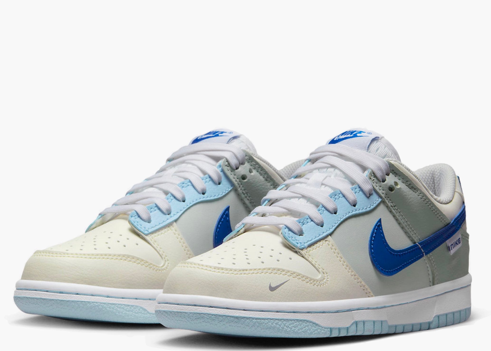 Nike Dunk Low Ivory Hyper Royal (GS) FB1843-141 Hype Clothinga Limited Edition