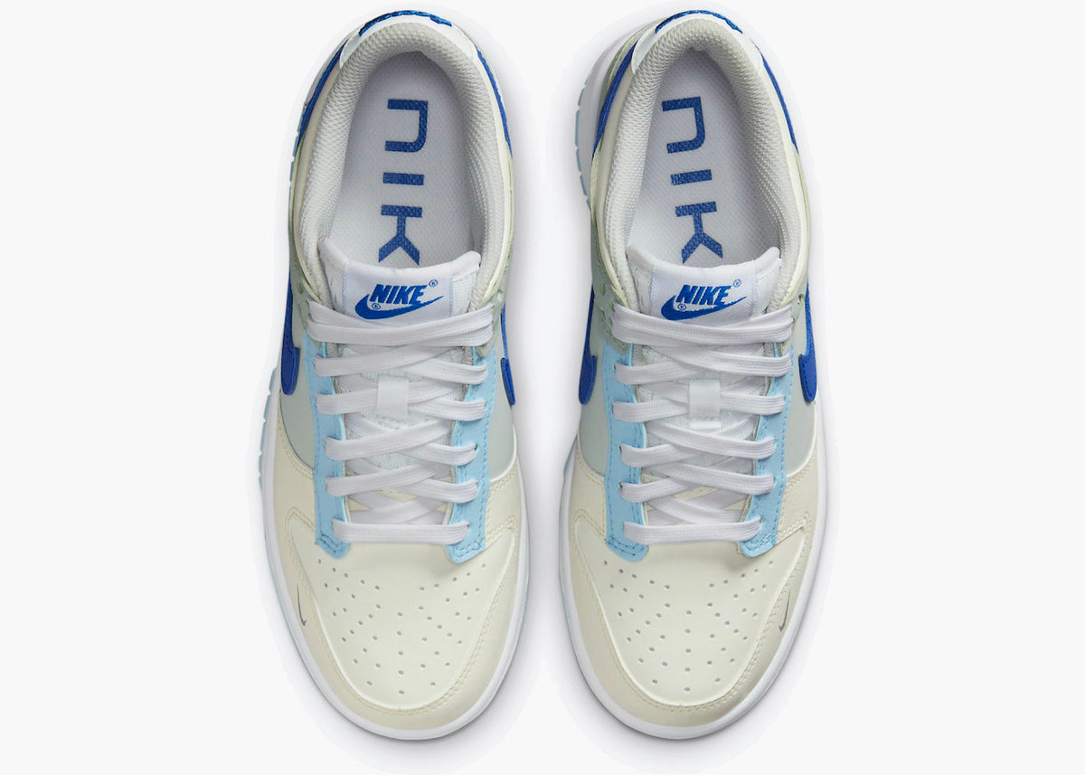 Nike Dunk Low Ivory Hyper Royal (GS) FB1843-141 Hype Clothinga Limited Edition