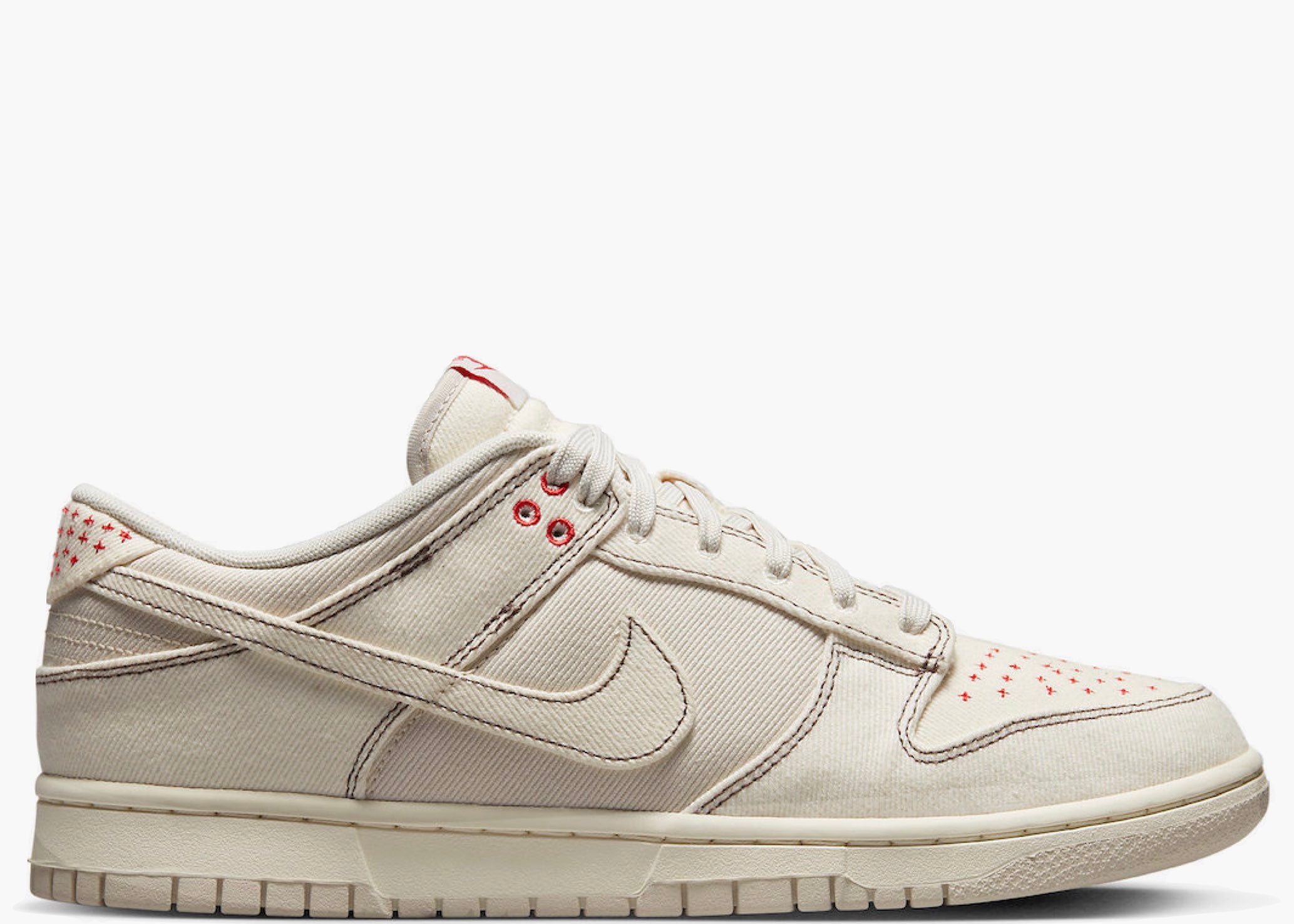 Nike Dunk Low Light Orewood Brown Sashiko DV0834-100 Hype Clothinga Limited Edition