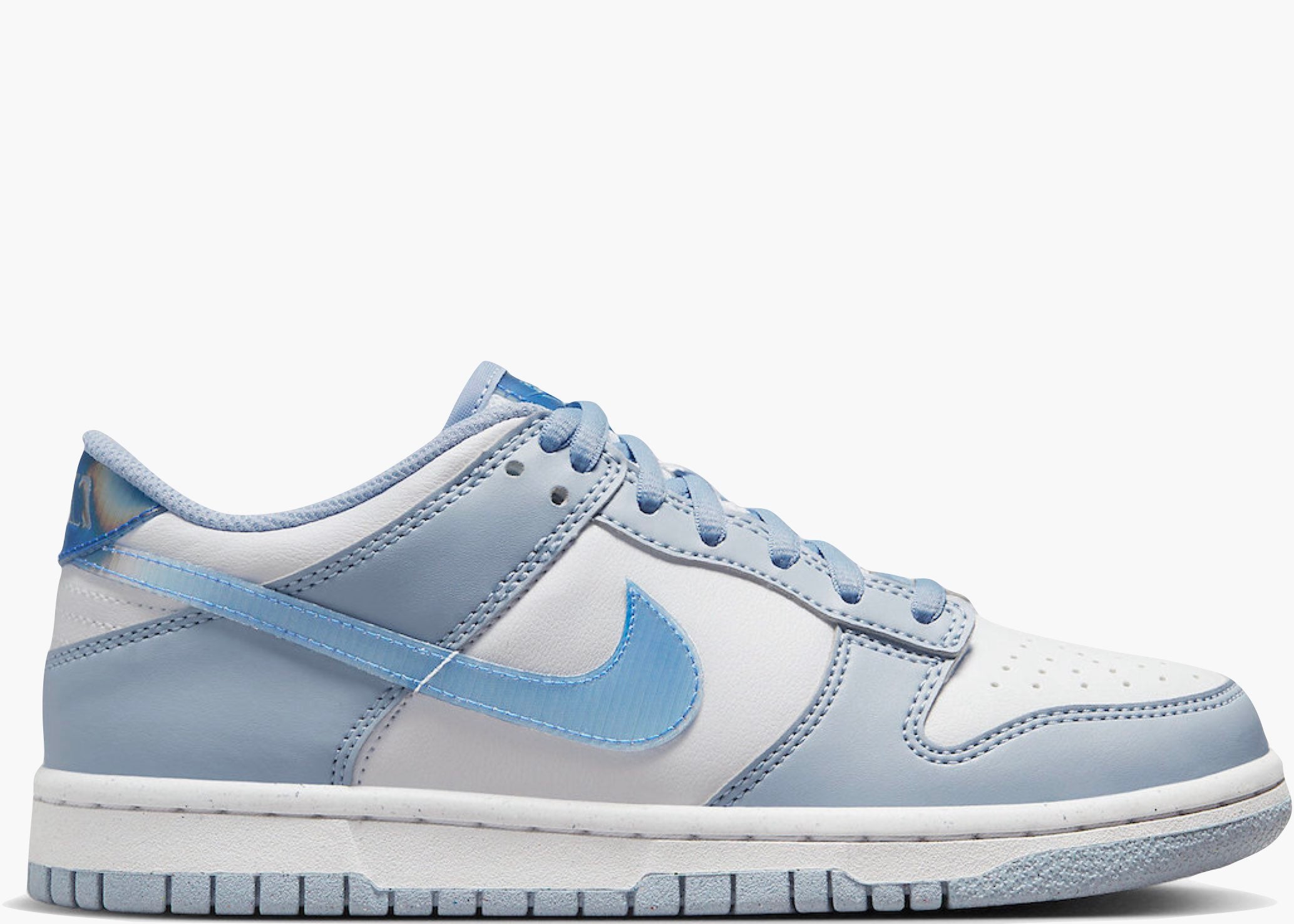 Nike Dunk Low Next Nature Blue Whisper Iridescent (GS)  FJ4668-400 Hype Clothinga Limited Edition
