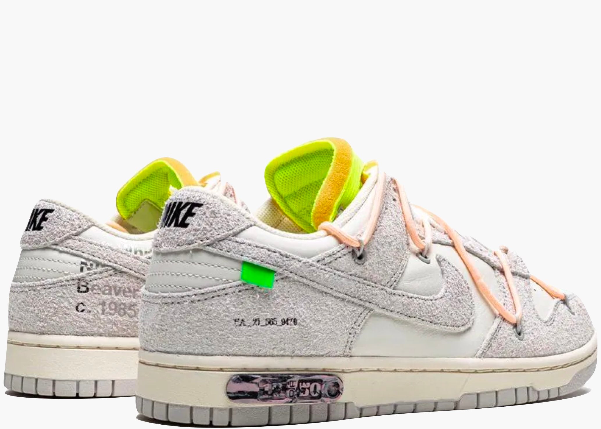 Nike Dunk Low Off-White Lot 12 Hype clothinga Limited Edition