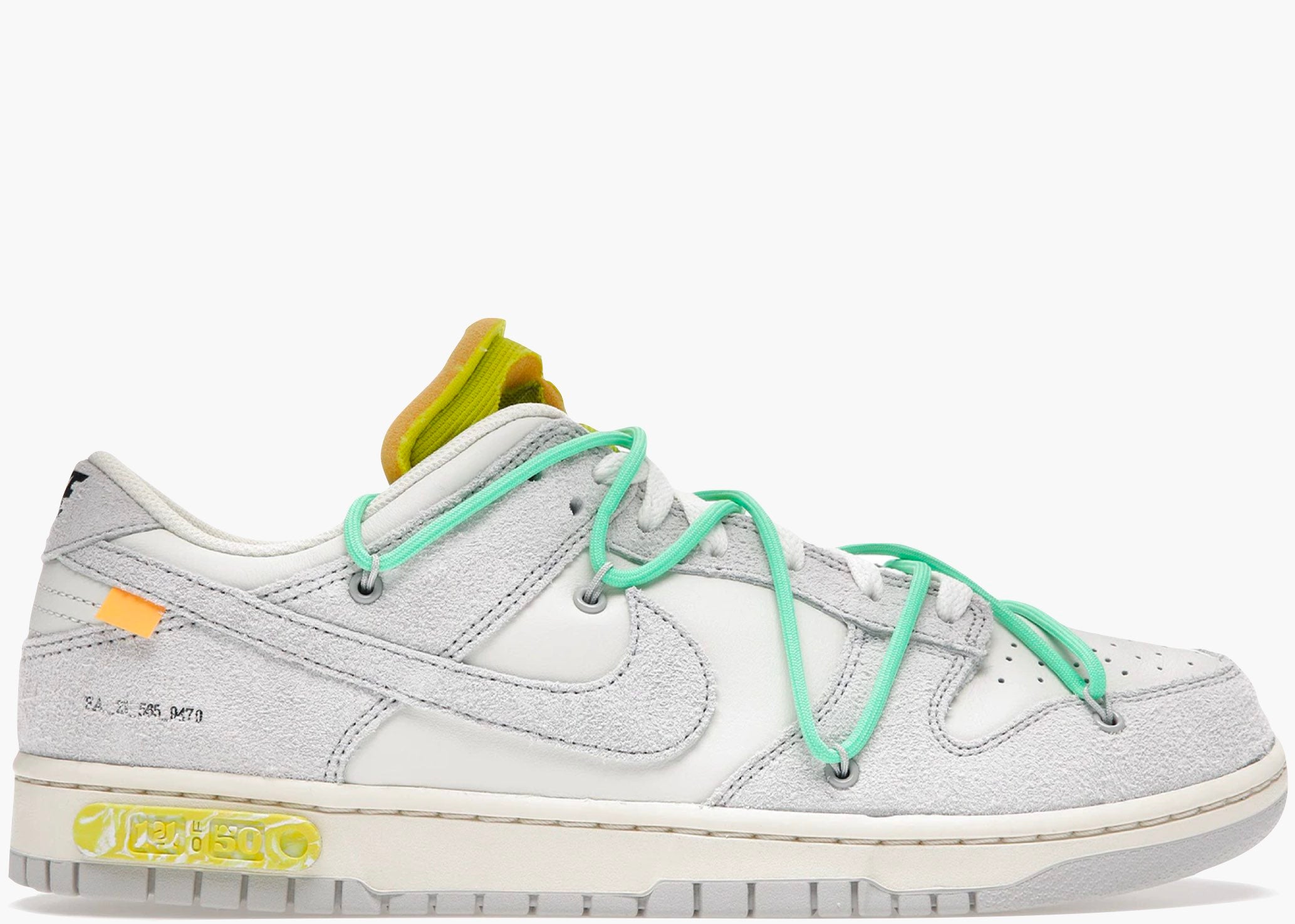 Nike Dunk Low Off-White Lot 14 Hype clothinga Limited Edition