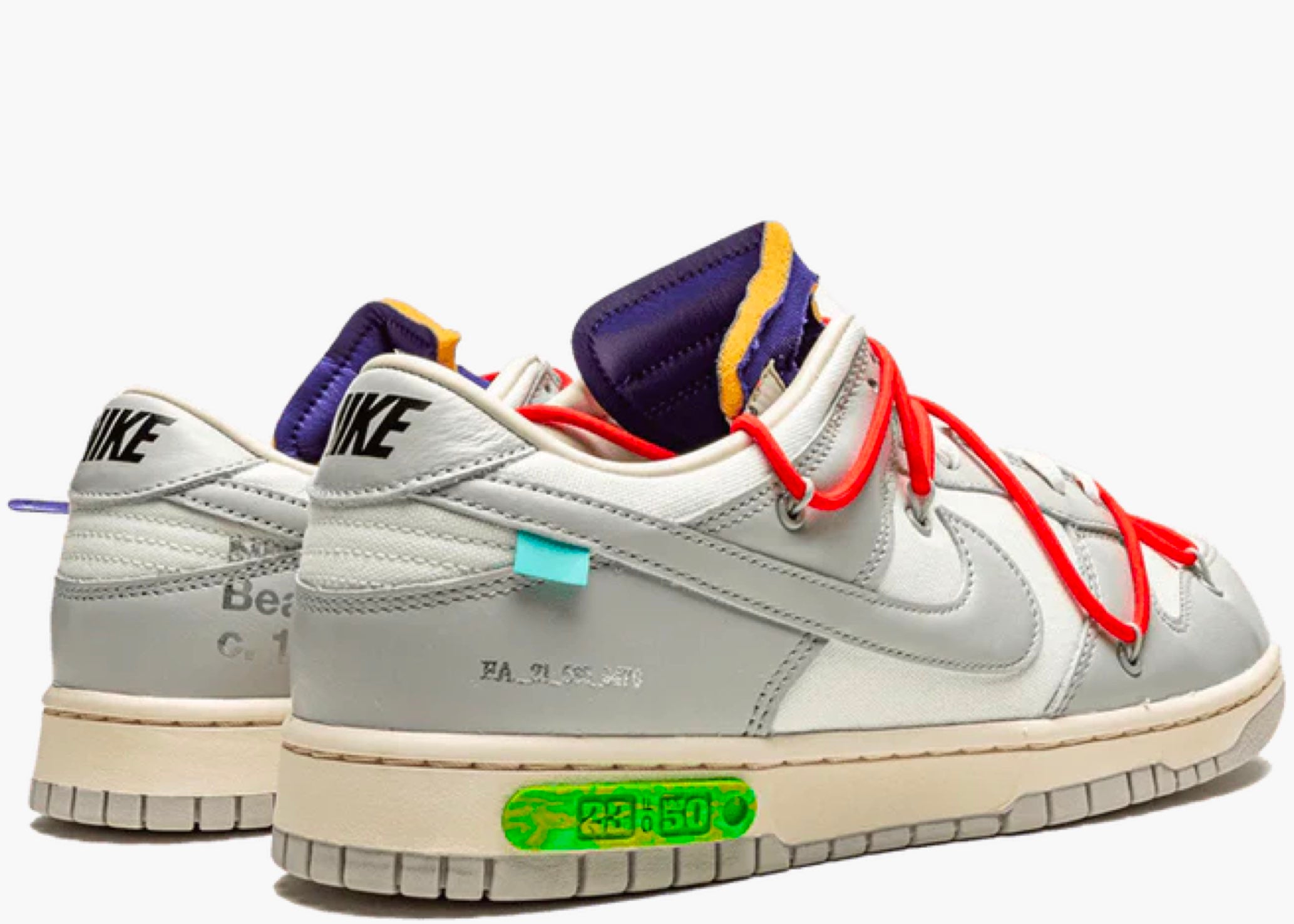 Nike Dunk Low Off-White Lot 23 Hype Clothinga Limited Edition.003
