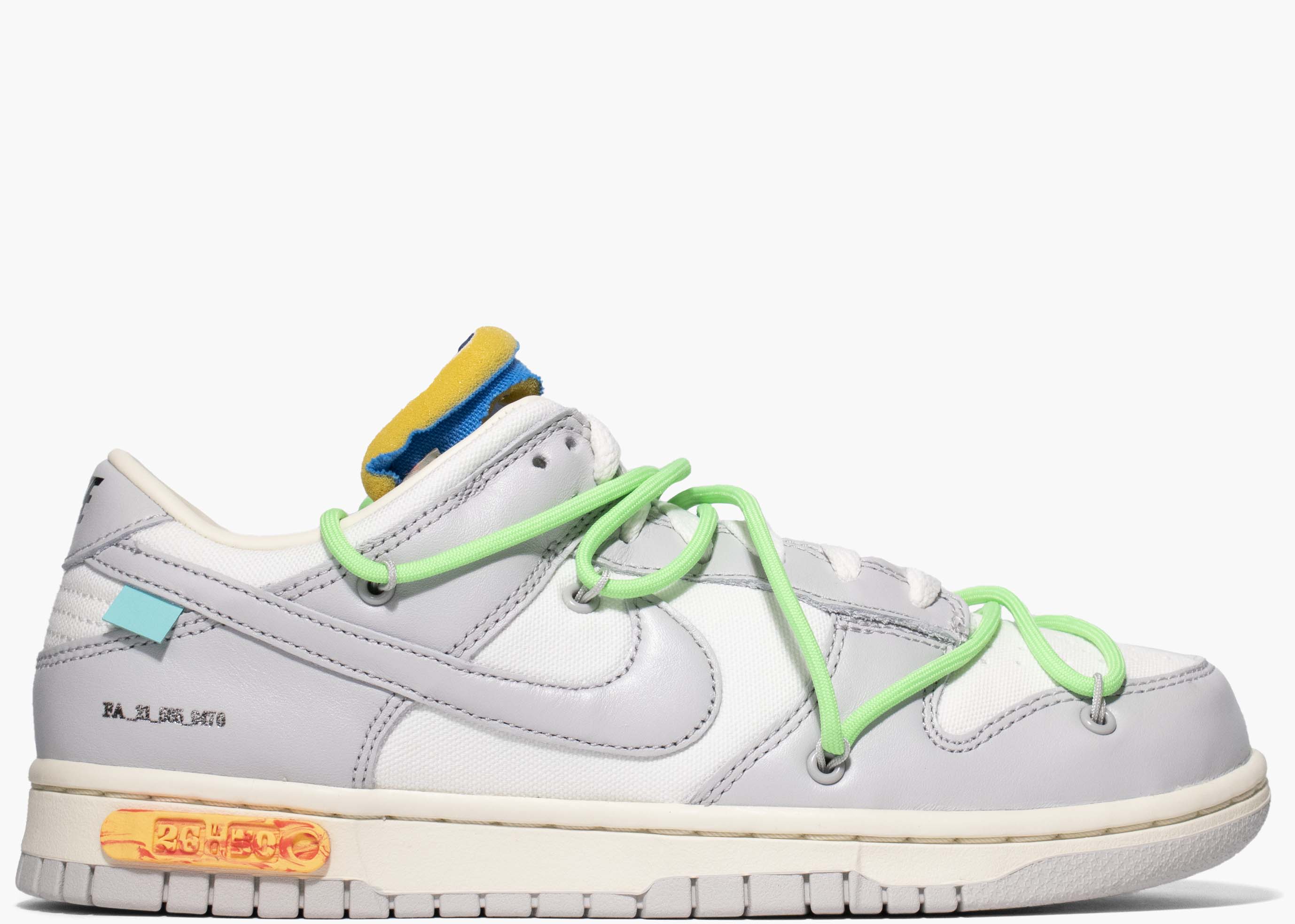 Nike Dunk Low Off-White Lot 26 DOWLOT26 Hype Clothinga Limited Edition