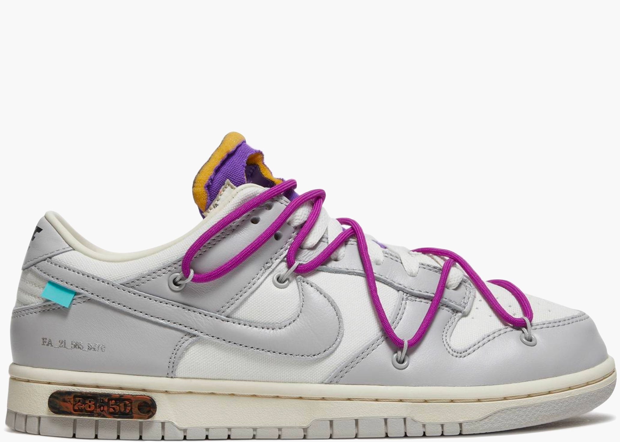 Nike Dunk Low Off-White Lot 28 Hype Clothinga Limited Edition