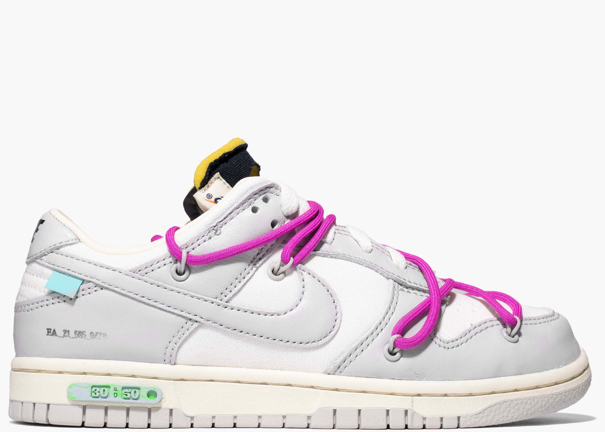 Nike Dunk Low Off-White Lot 30 Hype Clothinga Limited Edition
