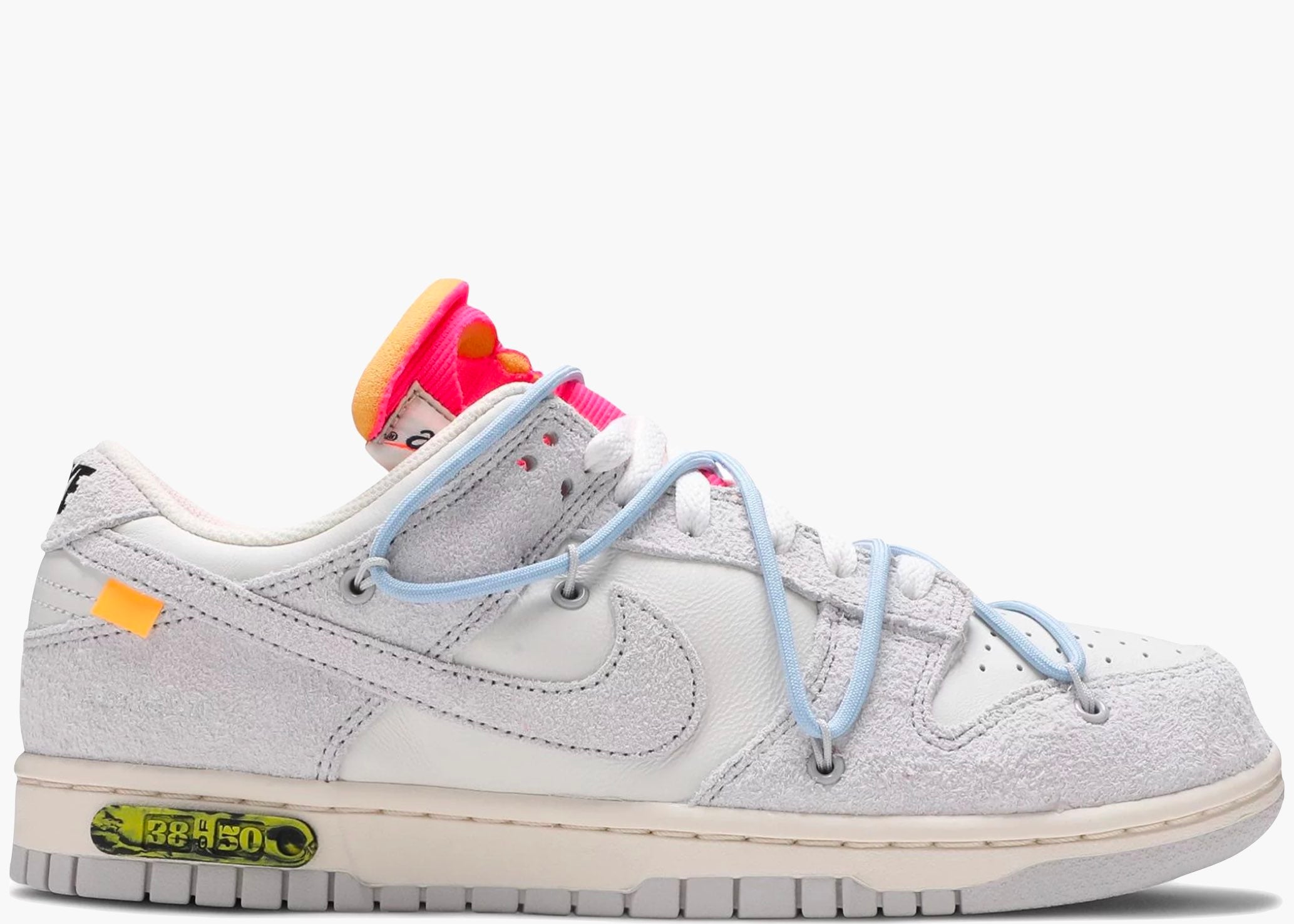 Nike Dunk Low Off-White Lot 38 Hype Clothinga Limited Edition