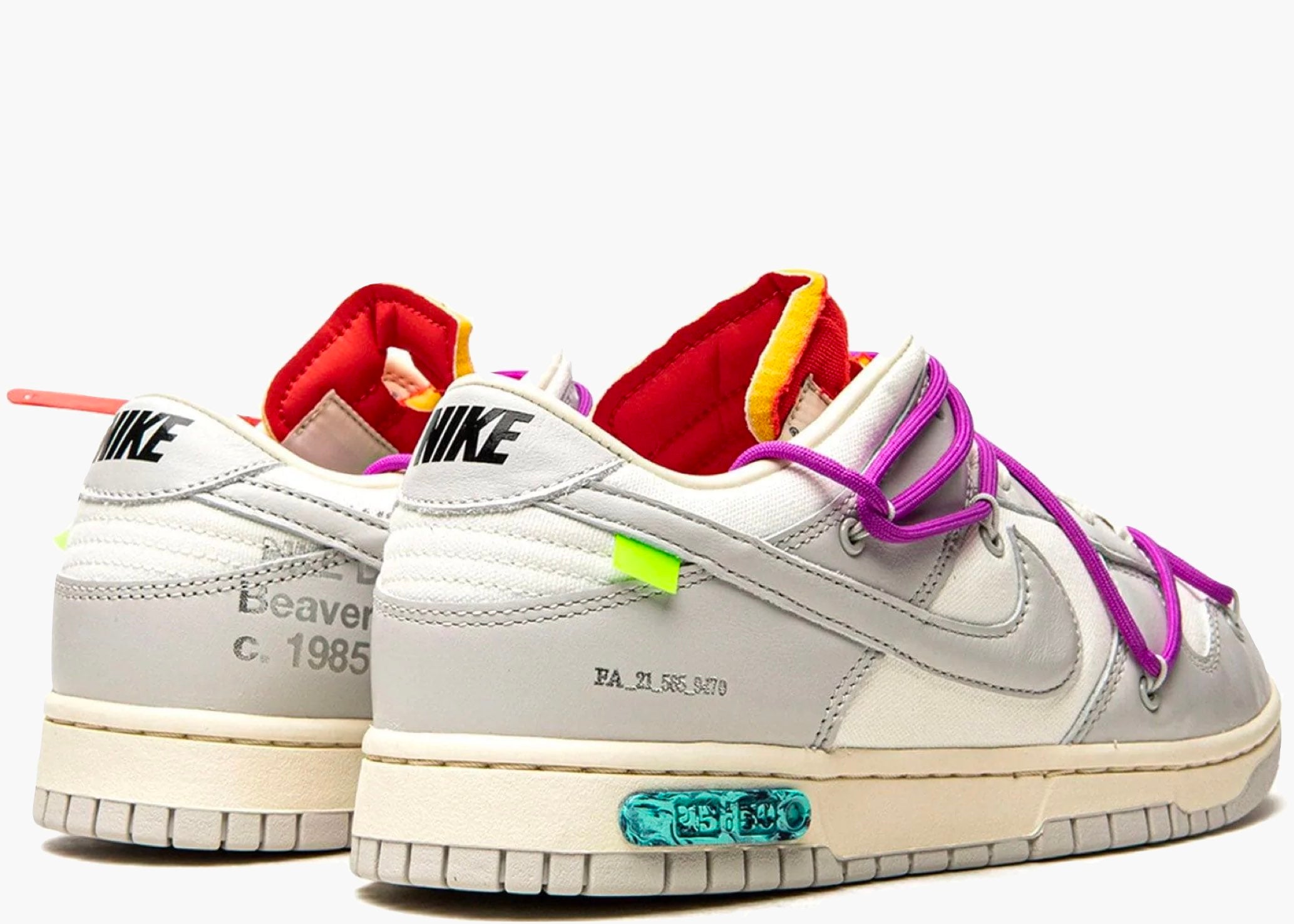 Nike Dunk Low Off-White Lot 45 Hype Clothinga Limited Edition