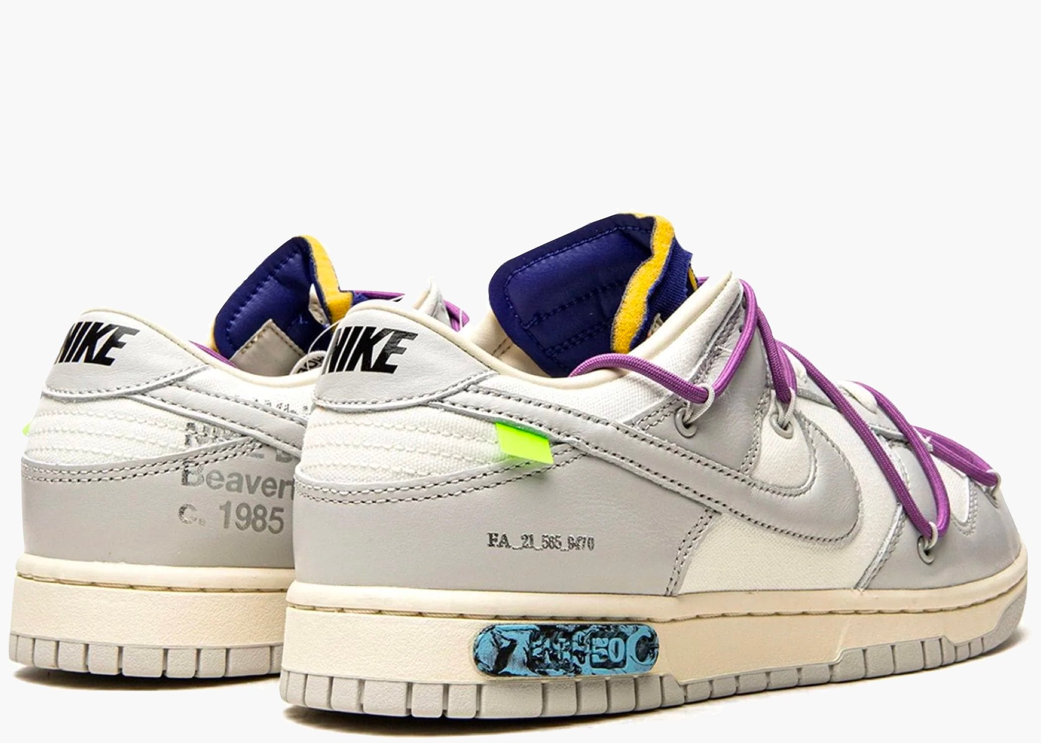 Nike Dunk Low Off-White Lot 48 Hype clothinga Limited Edition
